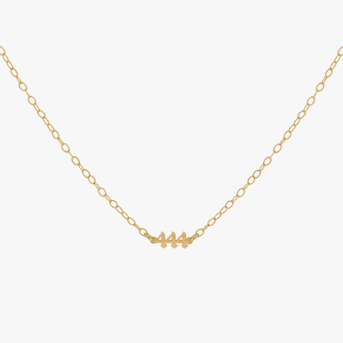 Gold-Filled 444 Angel Number Choker | Midori Jewelry Co.