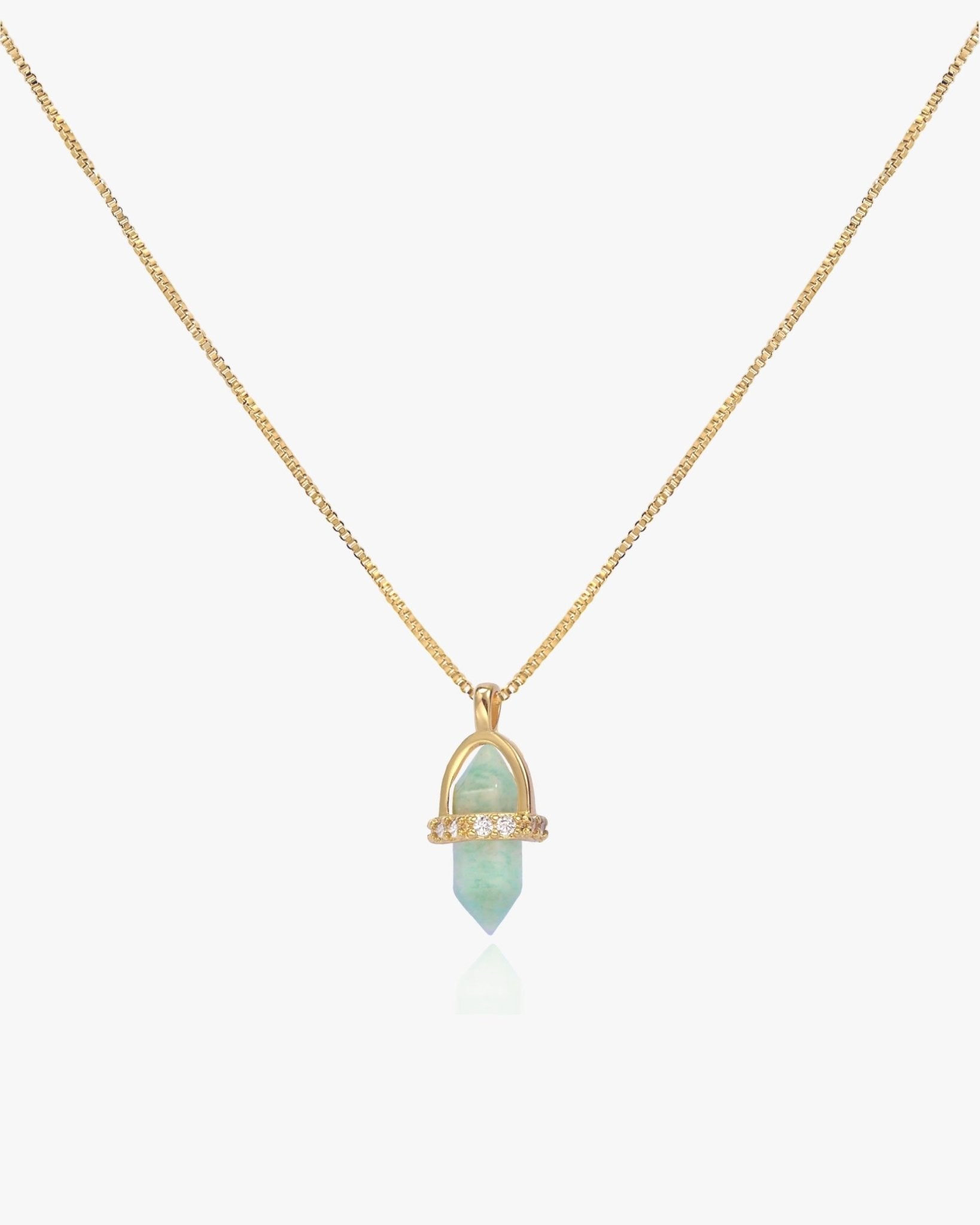 Amazonite Tranquility Necklace - Midori Jewelry Co.
