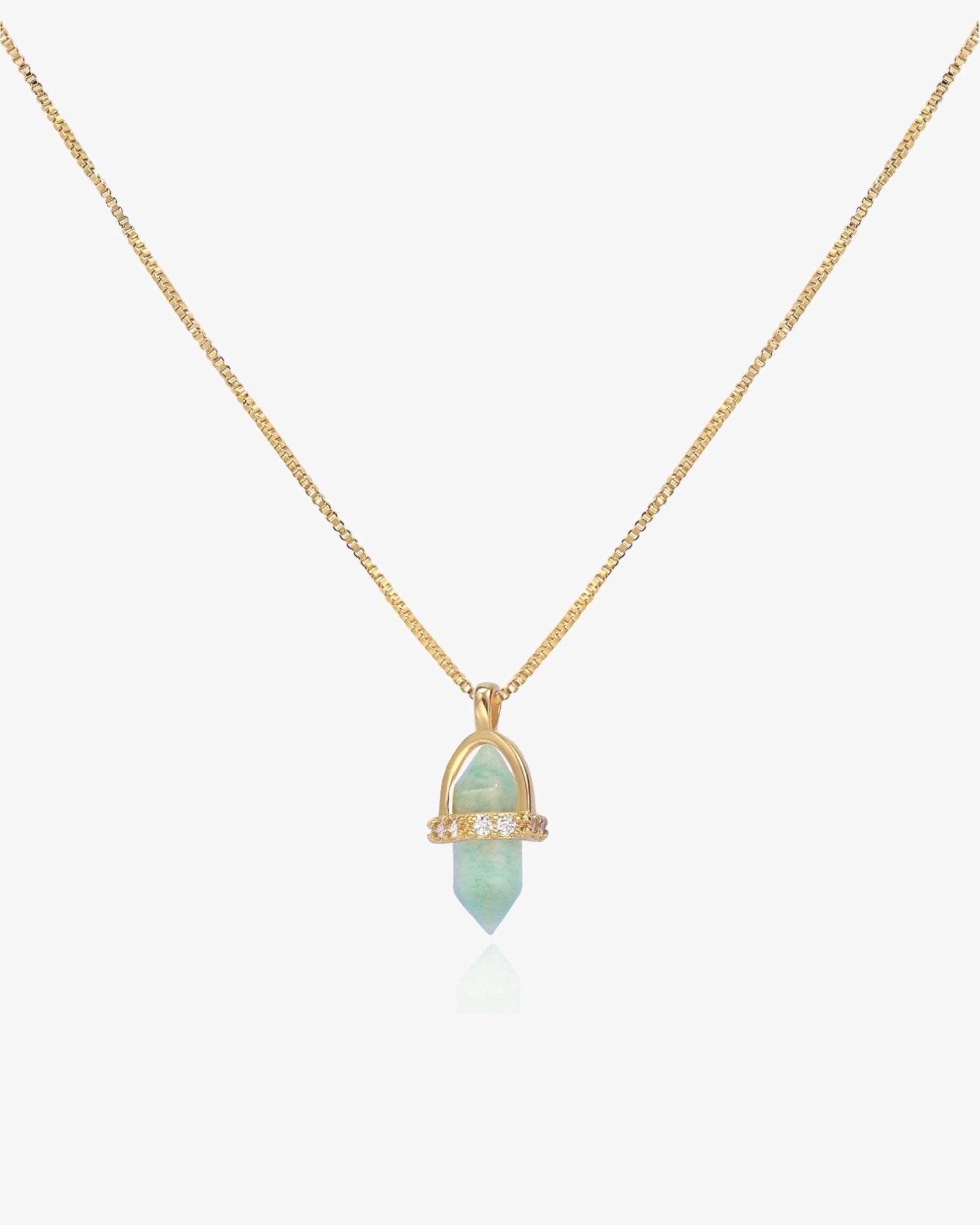 Amazonite Tranquility Necklace - Midori Jewelry Co.