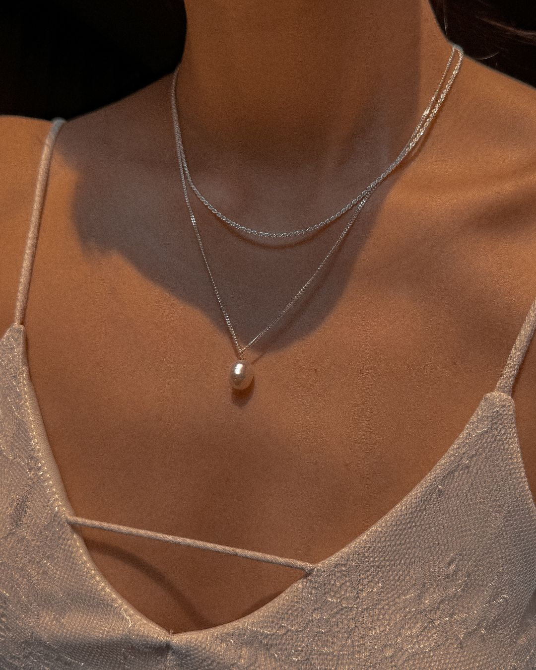 Aurélie Pearl Necklace - Midori Jewelry Co.