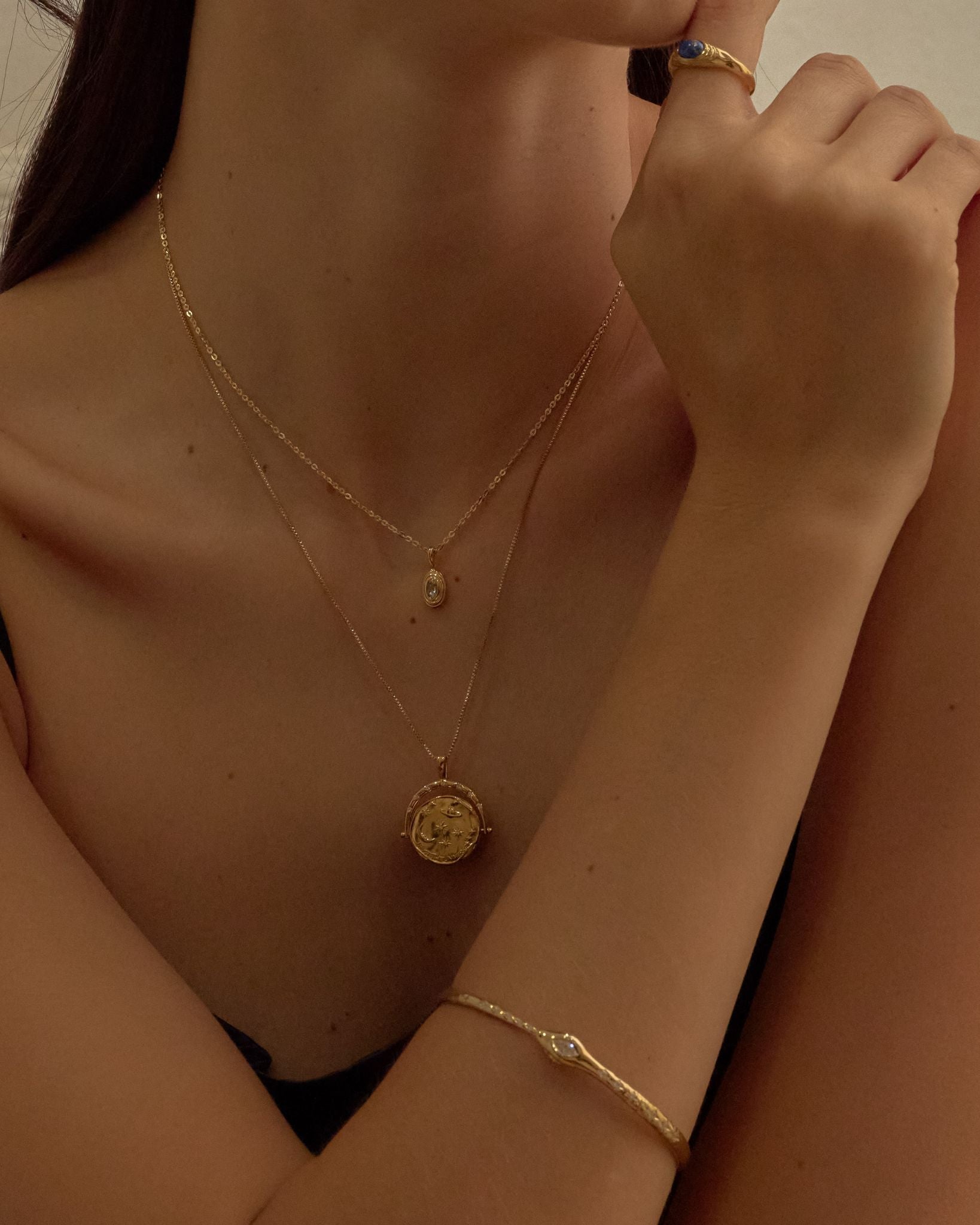 Birthstone Ripple Pendant - Midori Jewelry Co.