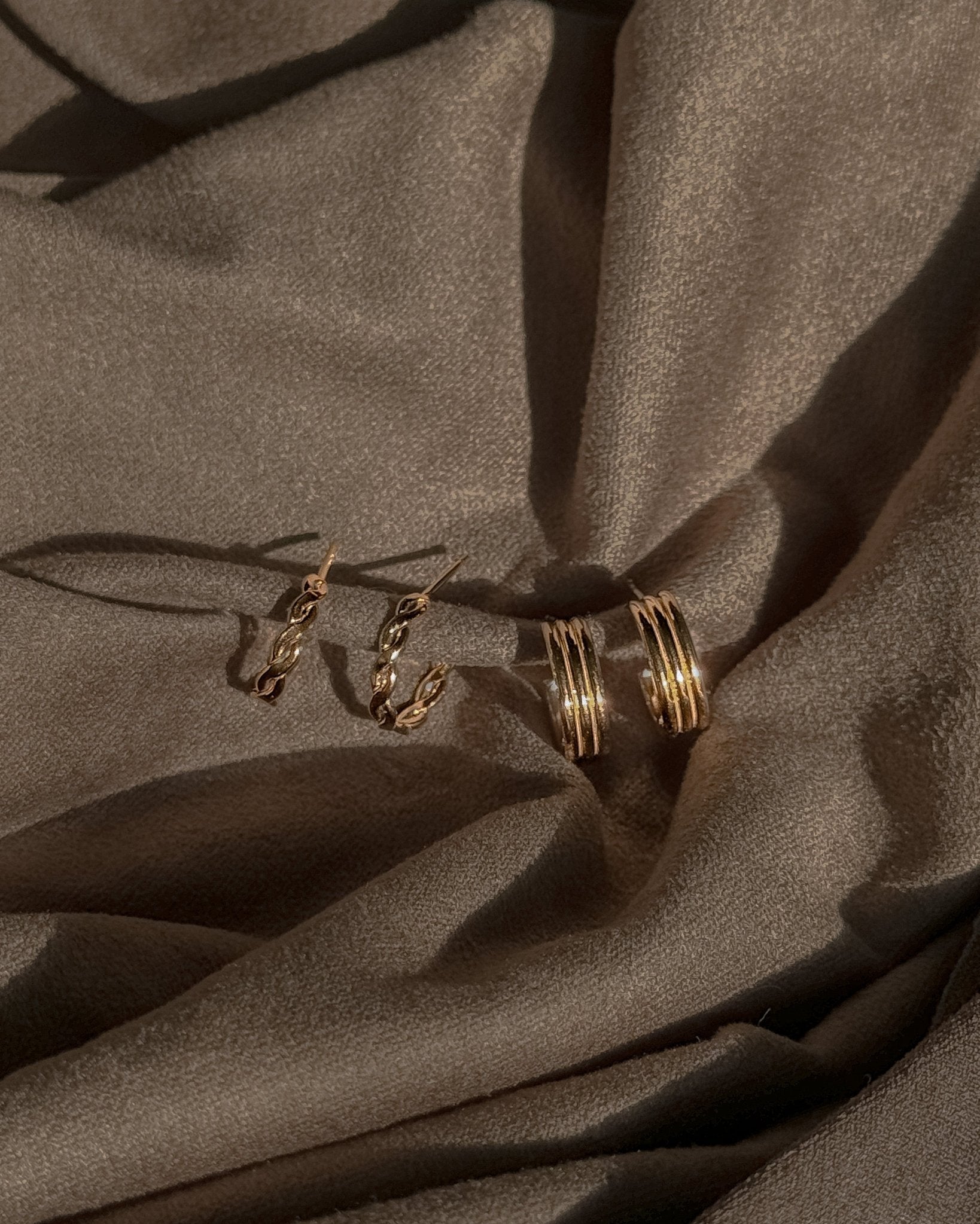 Braided Rope Hoops - Midori Jewelry Co.