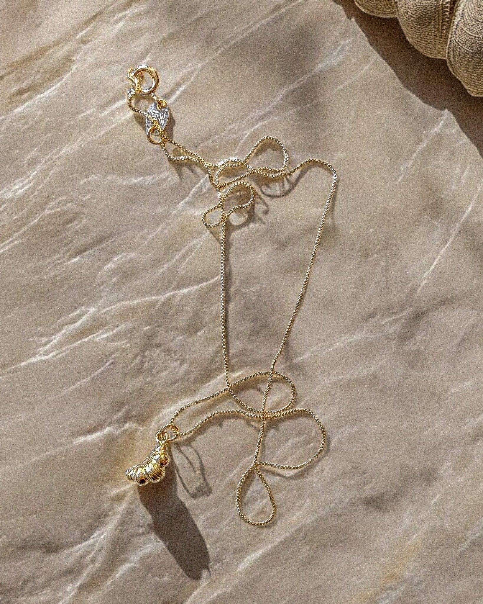 Croissant Charm Necklace (Holiday Edition) - Midori Jewelry Co.