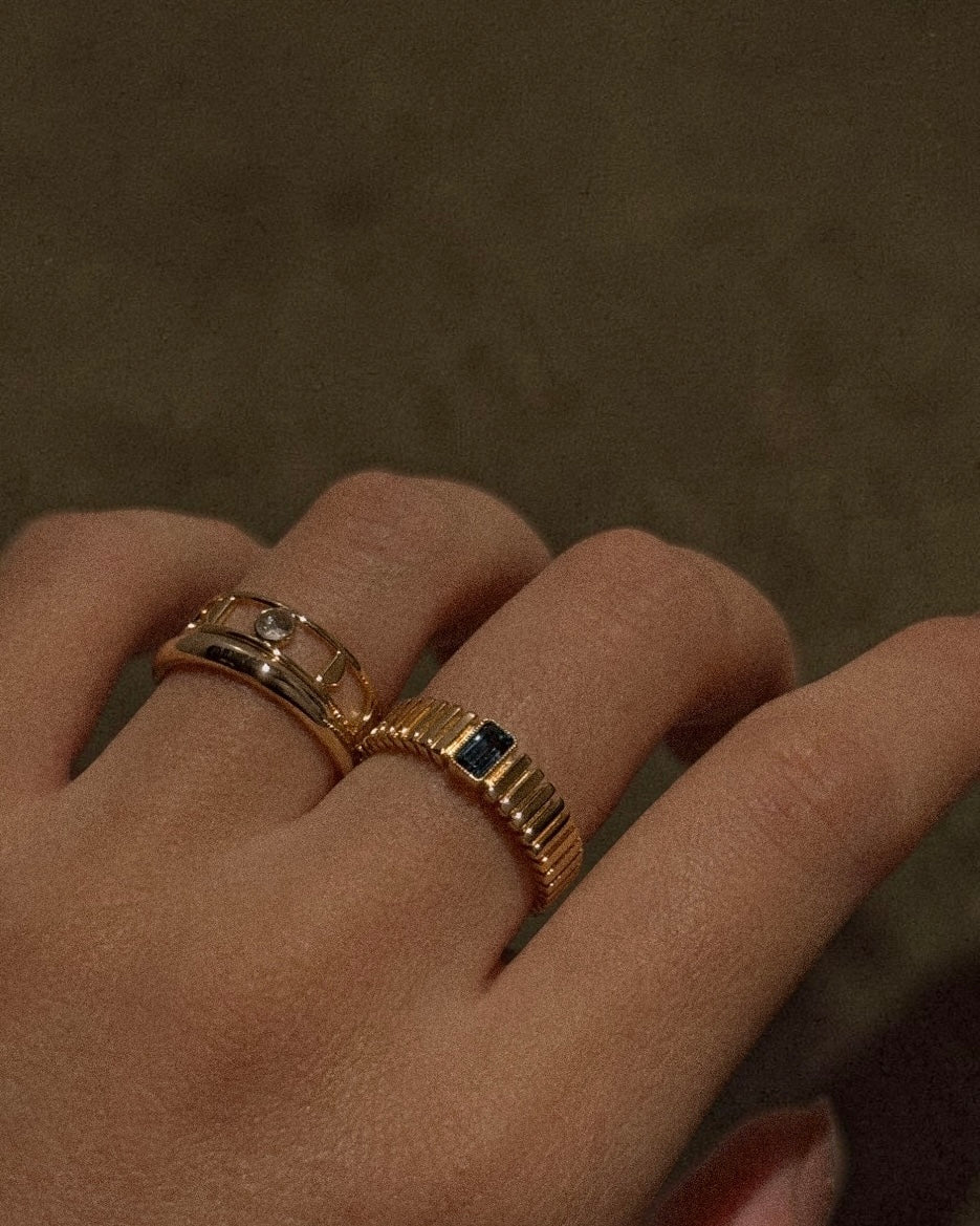 Dome Ring in 14k Gold - Midori Jewelry Co.