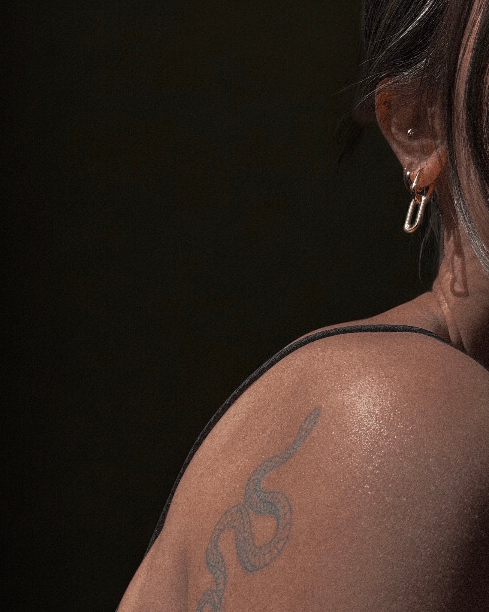 Esmée Oblong Link Hoops - Midori Jewelry Co.