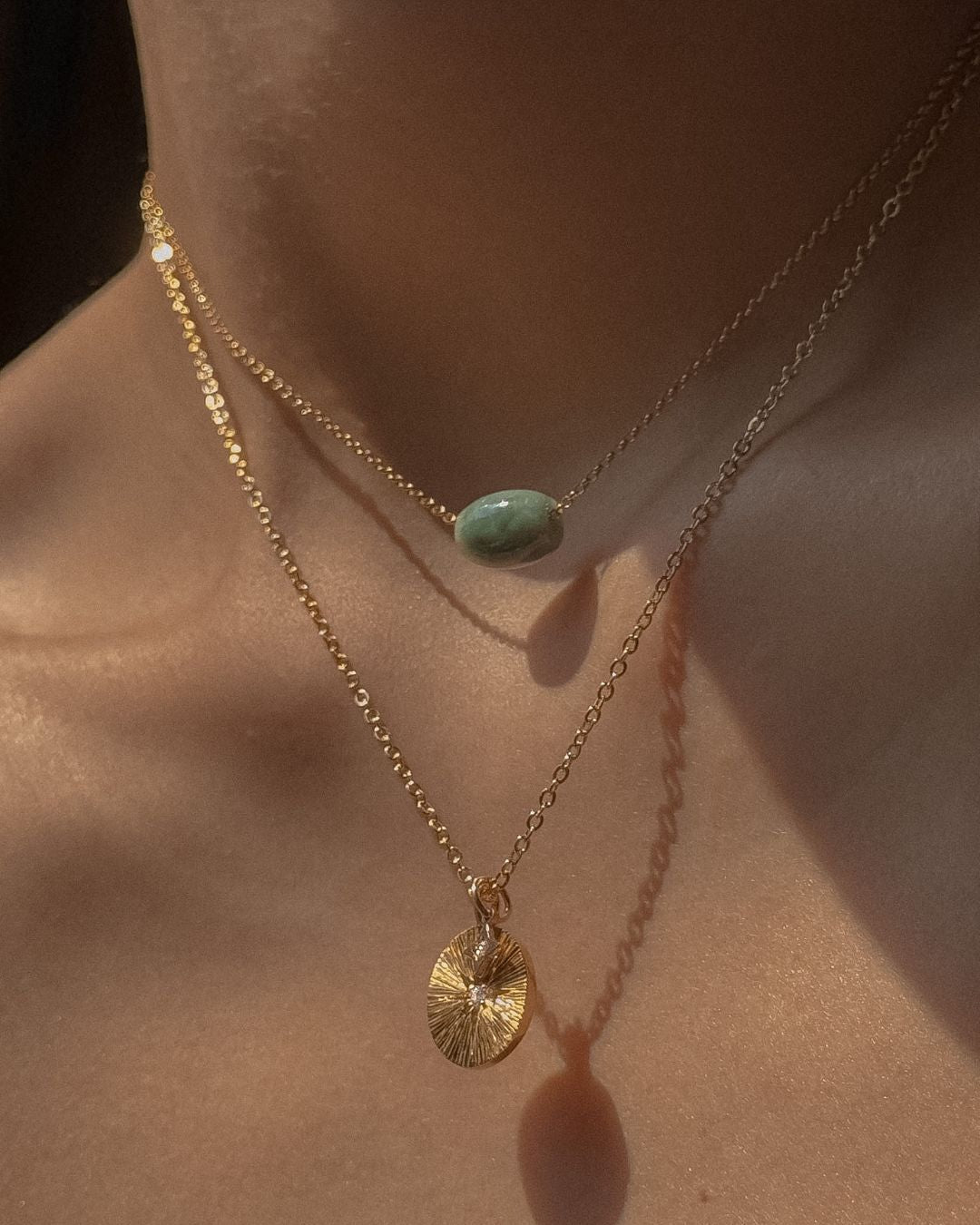 Fern Jade Beaded Choker - Midori Jewelry Co.