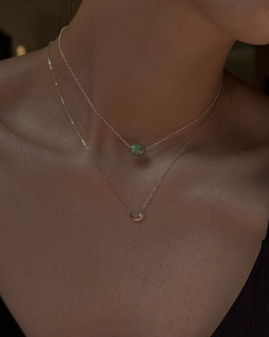 Fern Jade Beaded Choker - Midori Jewelry Co.