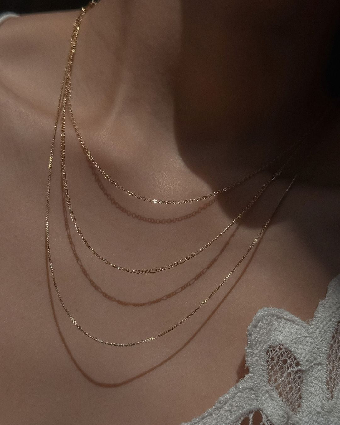 Flat Cable Chain Necklace - Midori Jewelry Co.