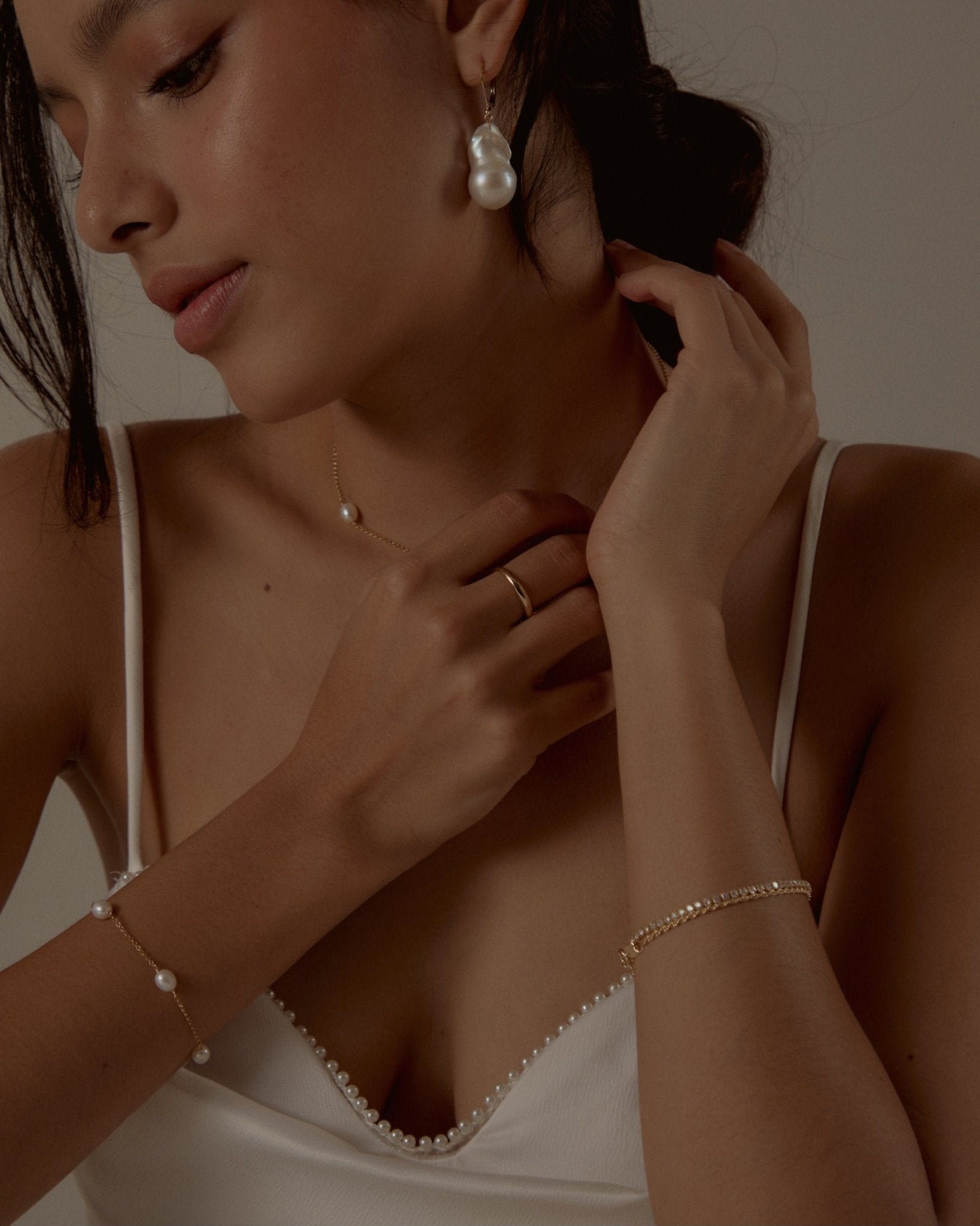 Gabi Pearl Bracelet - Midori Jewelry Co.