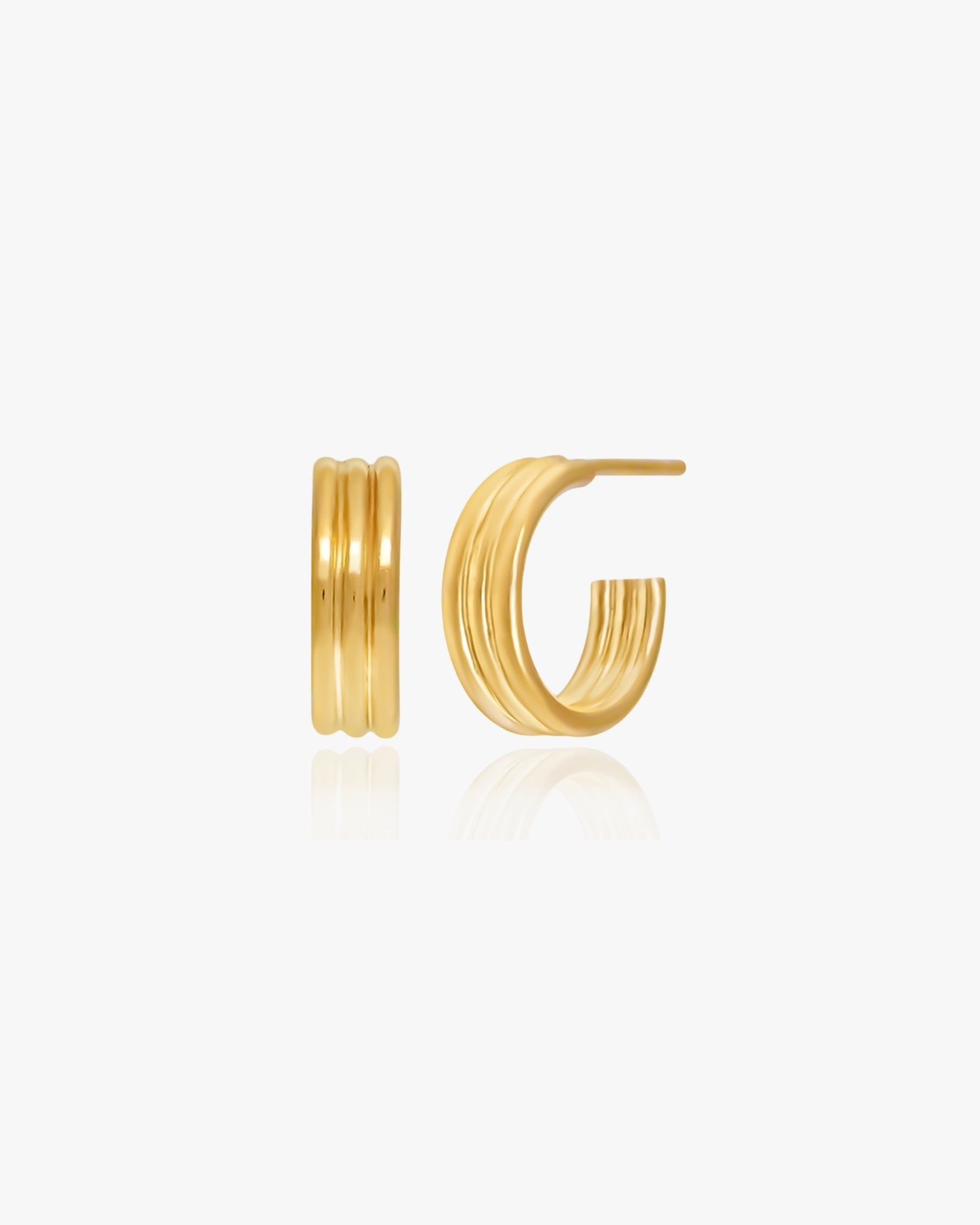 Gemma Hoops - Midori Jewelry Co.
