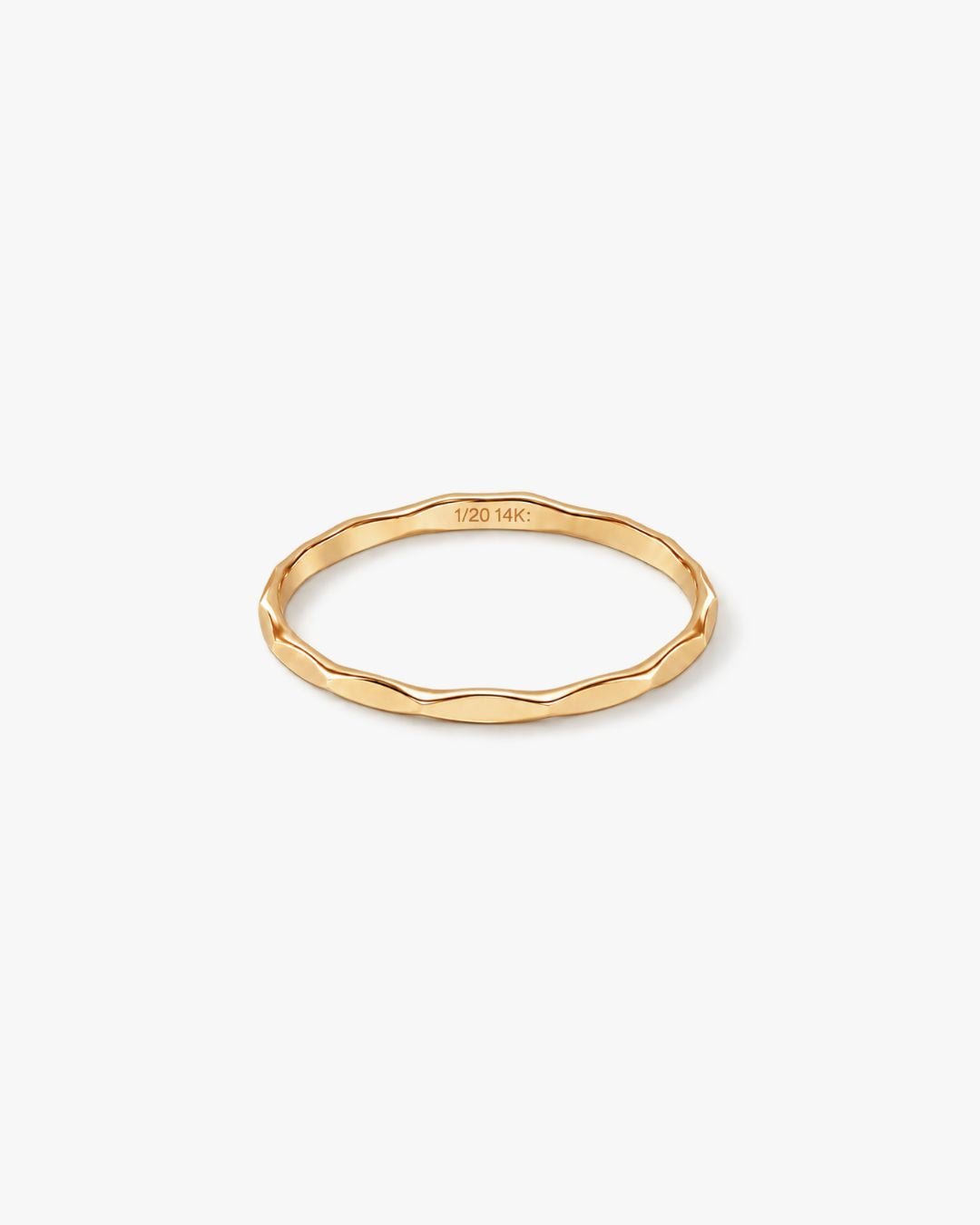 Hammered Stacking Ring - Midori Jewelry Co.