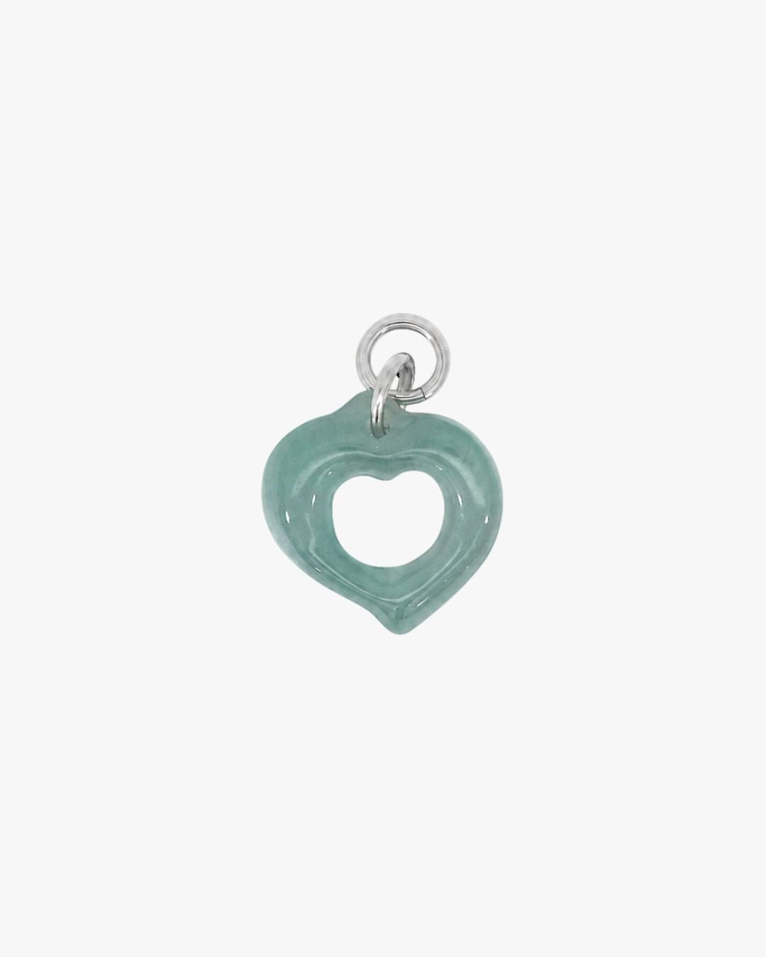 Heart Jade Charm - Midori Jewelry Co.