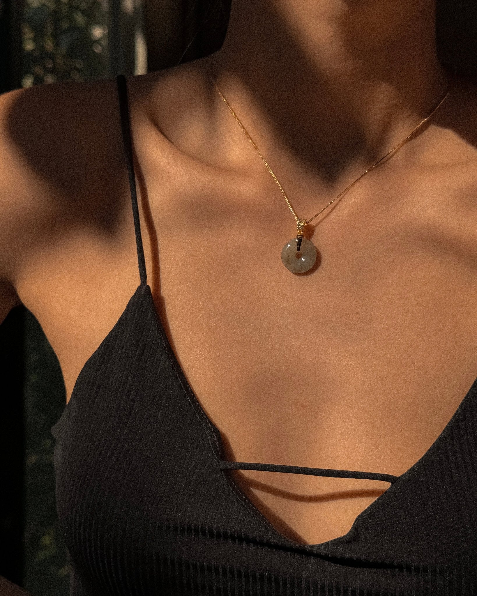 Jade Pendant Necklace - Midori Jewelry Co.