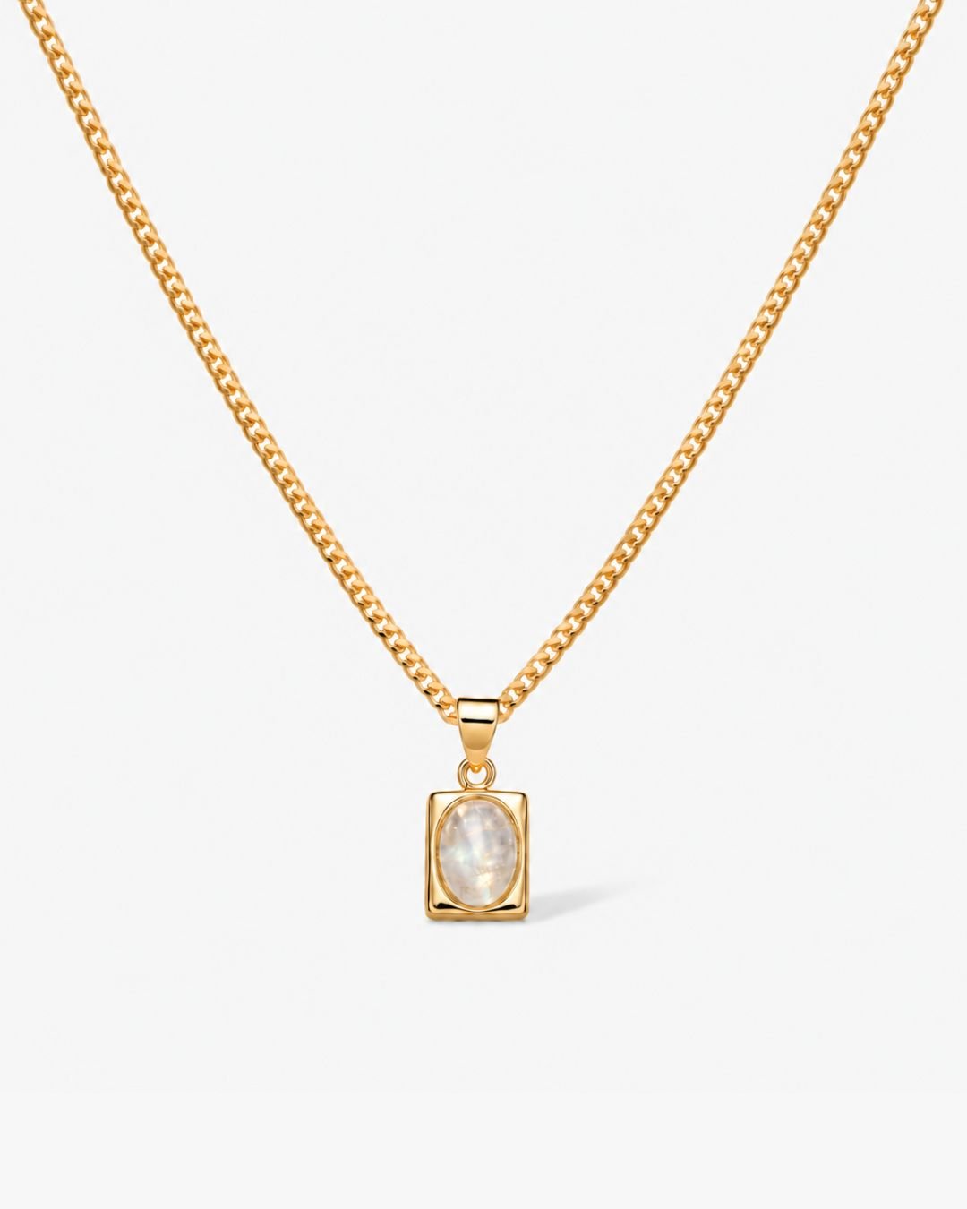Juno Moonstone Necklace - Midori Jewelry Co.