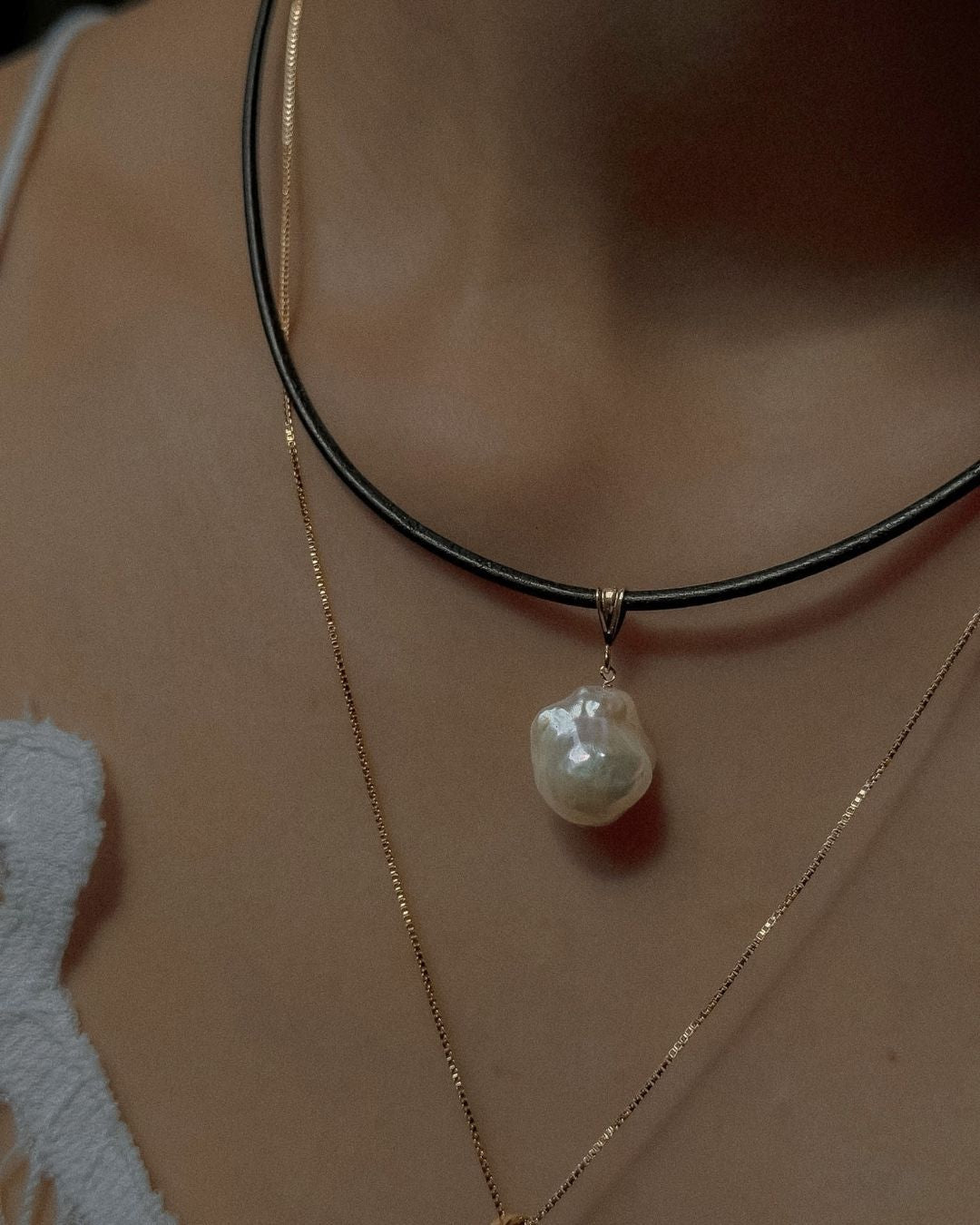 Leather Cord Necklace - Midori Jewelry Co.