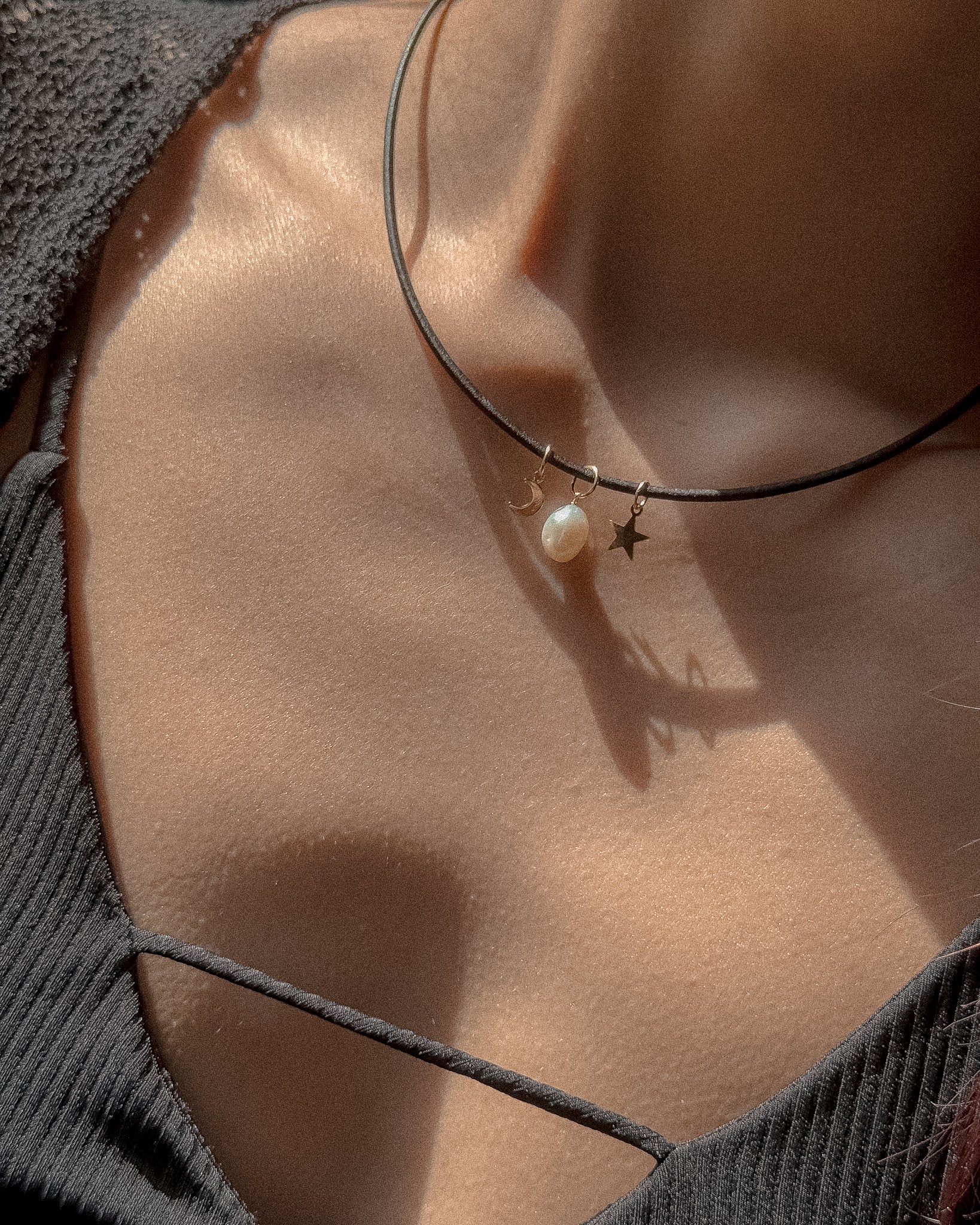 Leather Cord Necklace - Midori Jewelry Co.