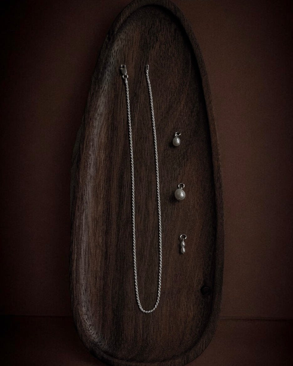 Lola Rope Chain Necklace in Silver - Midori Jewelry Co.