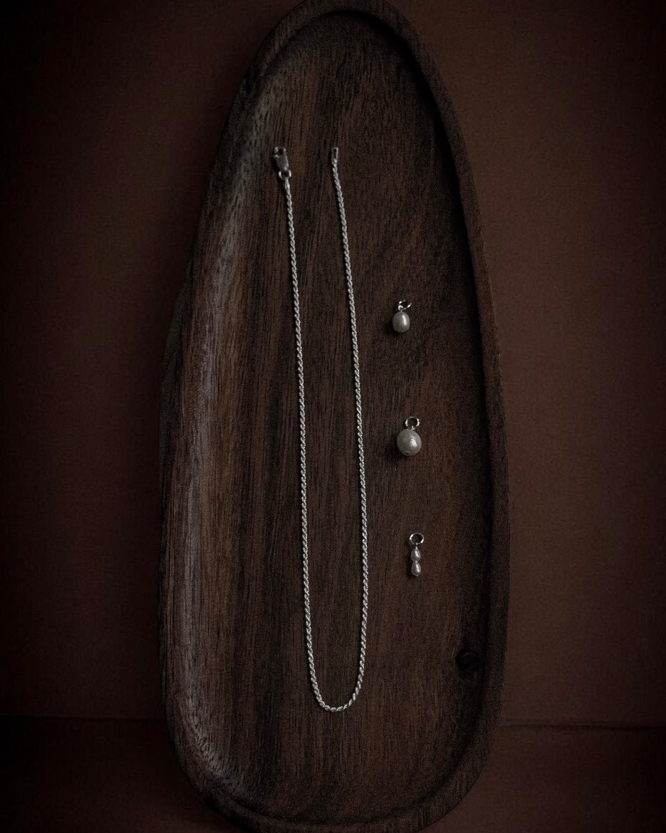 Lola Rope Chain Necklace in Silver - Midori Jewelry Co.