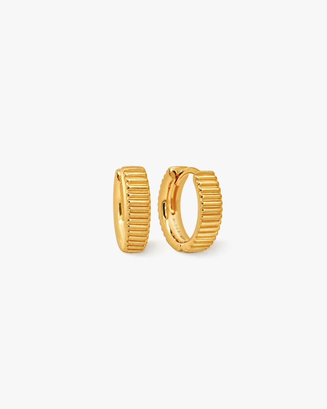 Mantra Small Hoops - Midori Jewelry Co.