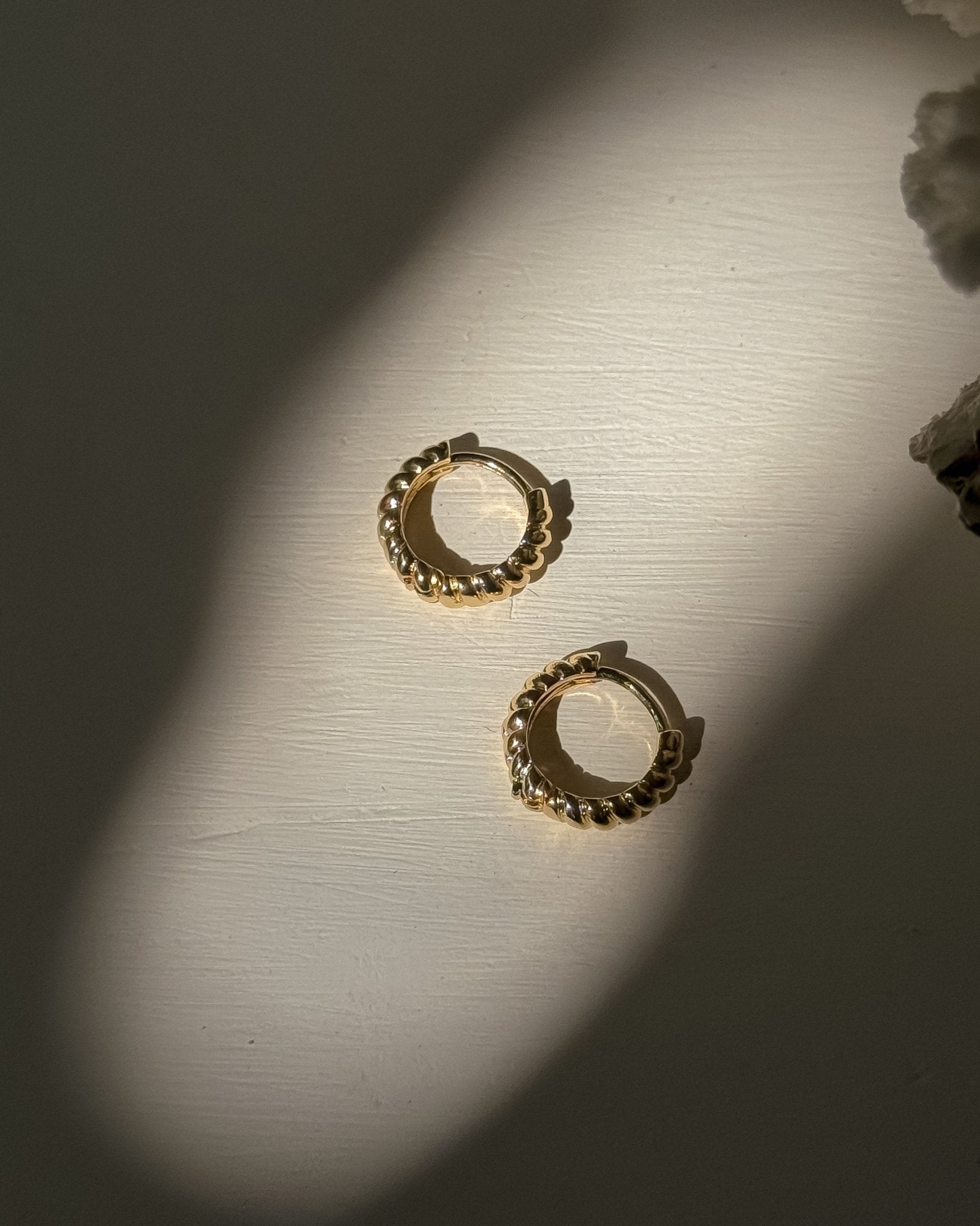 Mini Croissant Hoops - Midori Jewelry Co.