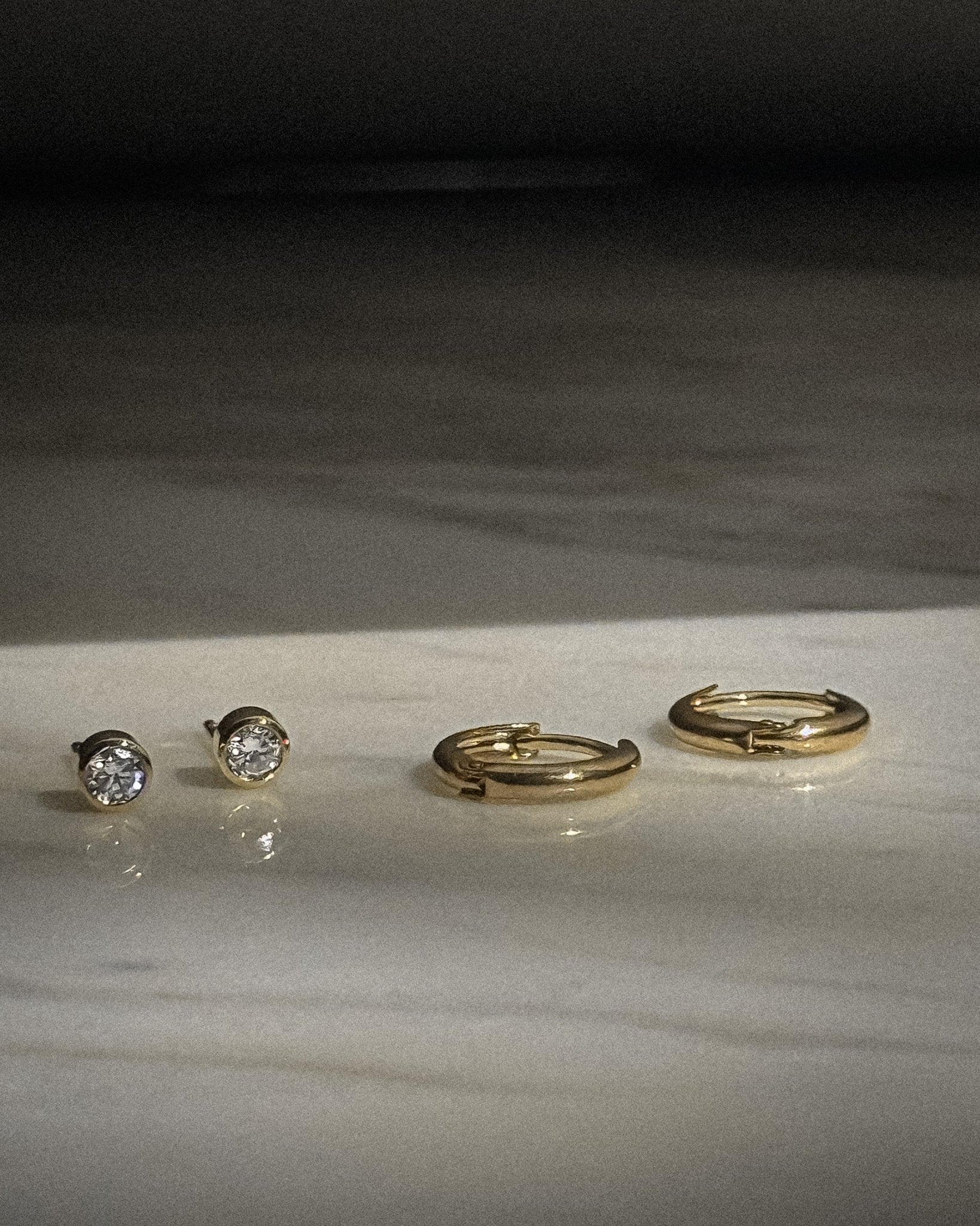 Mini Huggie Hoops - Midori Jewelry Co.