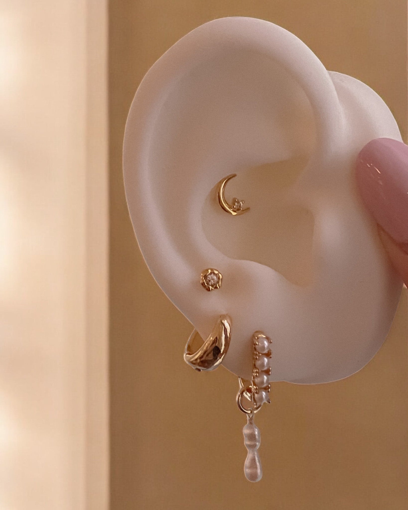 Mini Stella Hoops - Midori Jewelry Co.