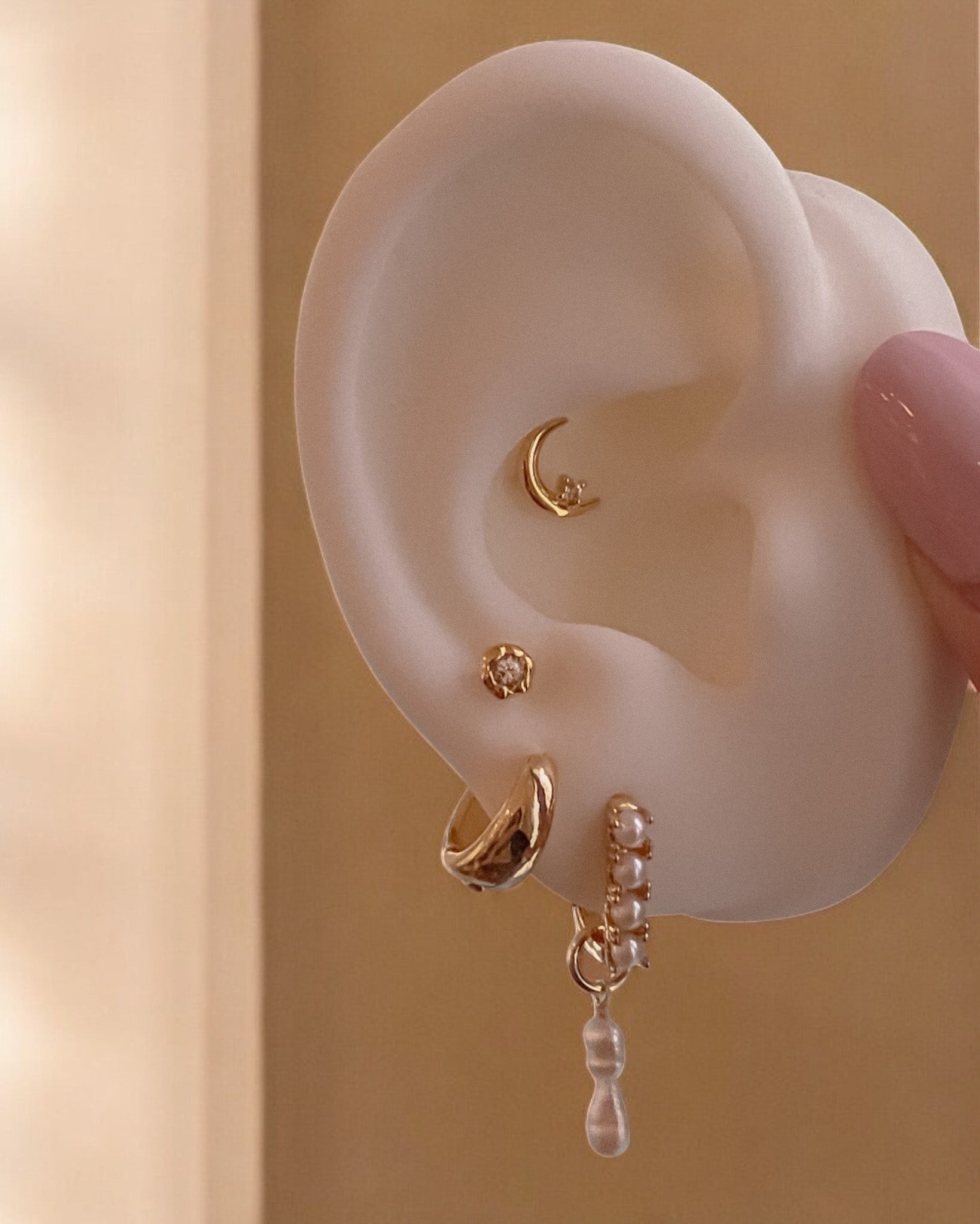 Mini Stella Hoops - Midori Jewelry Co.