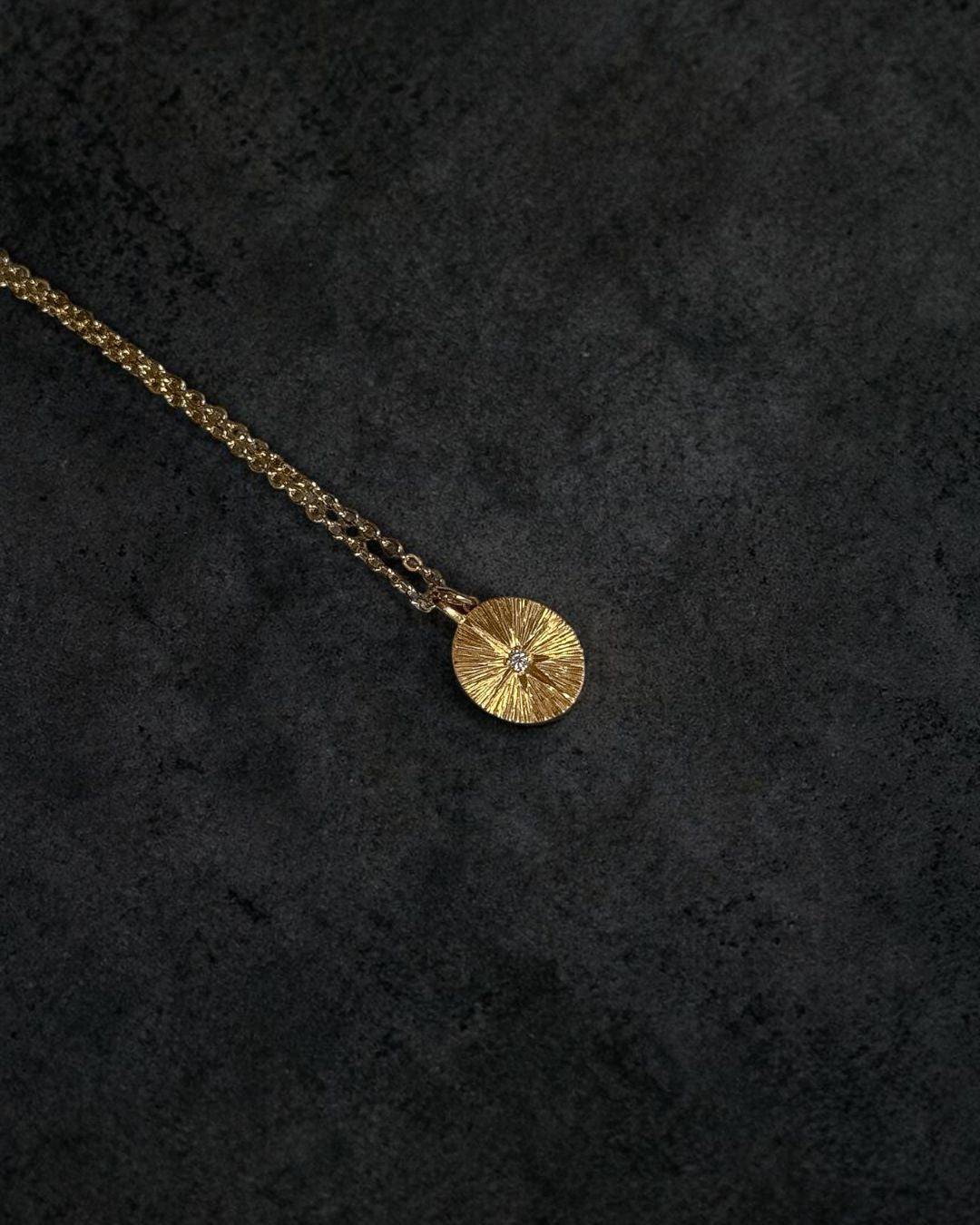 Moissanite North Star Pendant Necklace - Midori Jewelry Co.