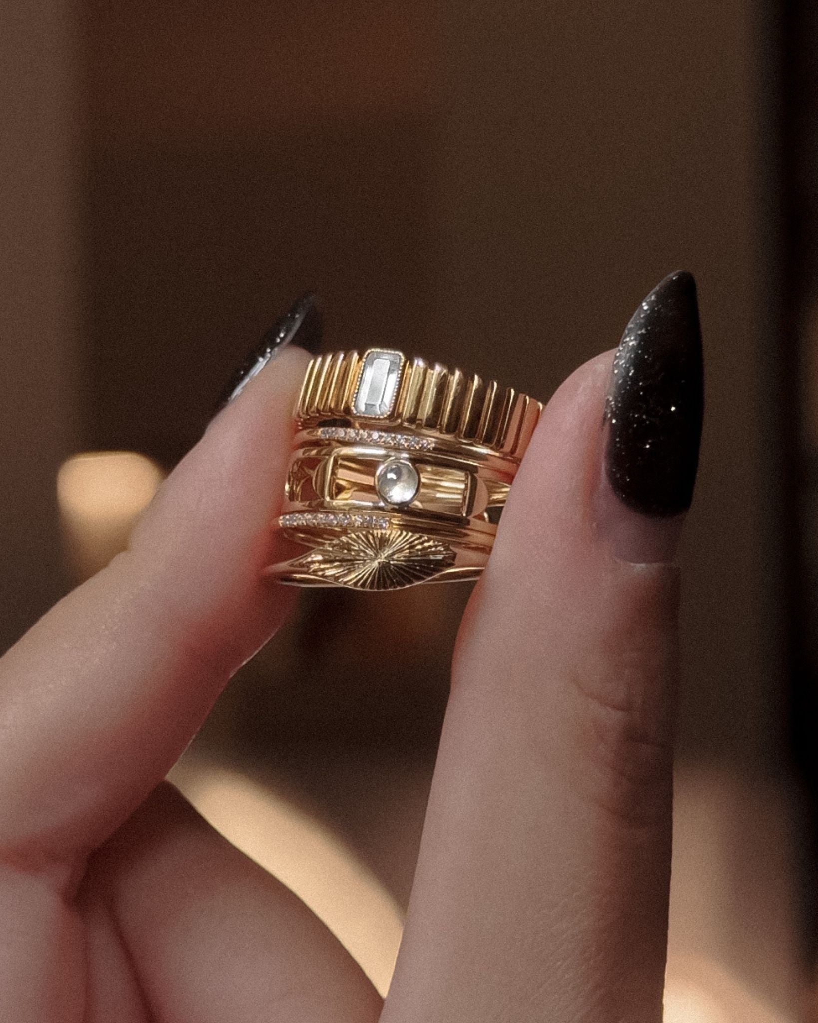 Moon Phases Ring - Midori Jewelry Co.