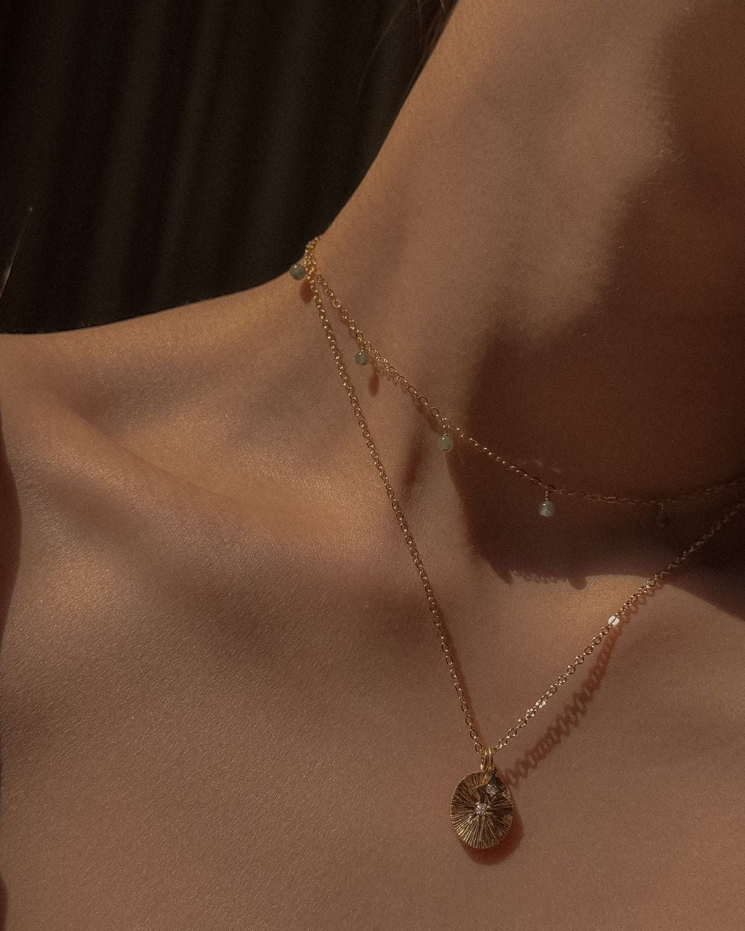 Moss Jade Station Choker - Midori Jewelry Co.