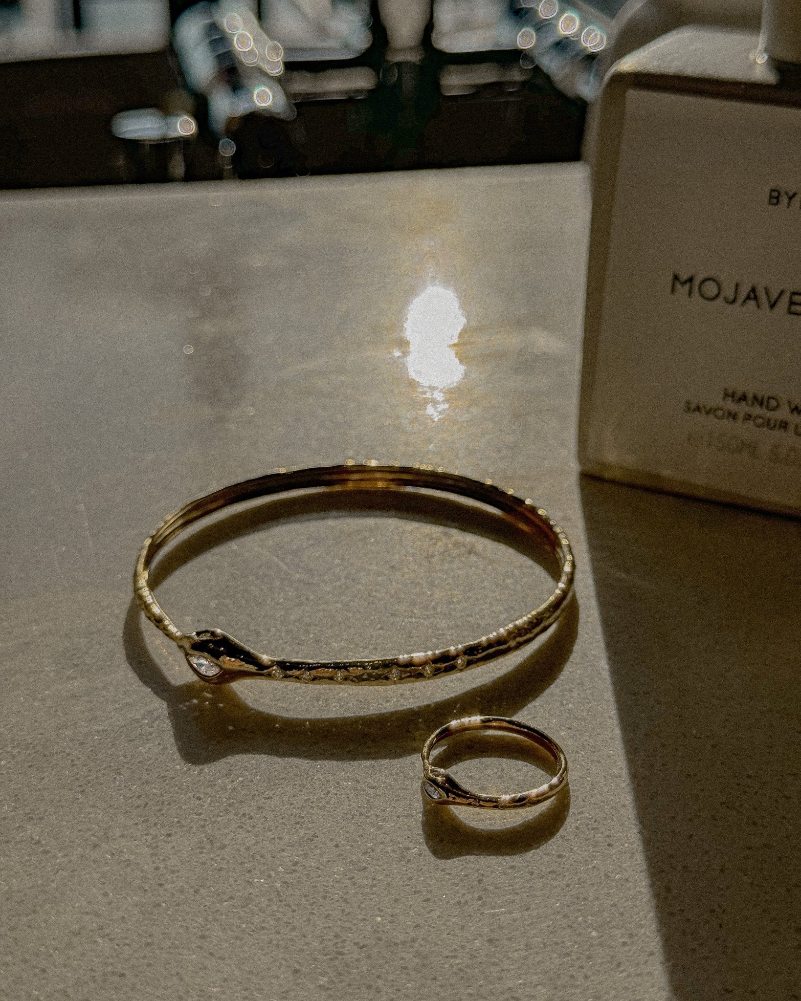 Ouroboros Snake Bangle - Midori Jewelry Co.