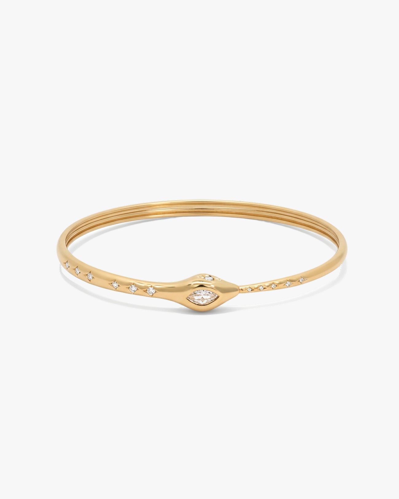 Ouroboros Snake Bangle - Midori Jewelry Co.