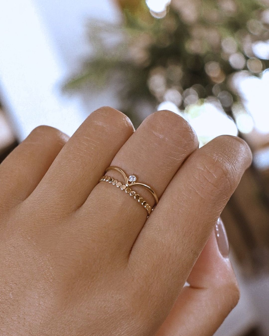 Rei Wishbone Ring - Midori Jewelry Co.