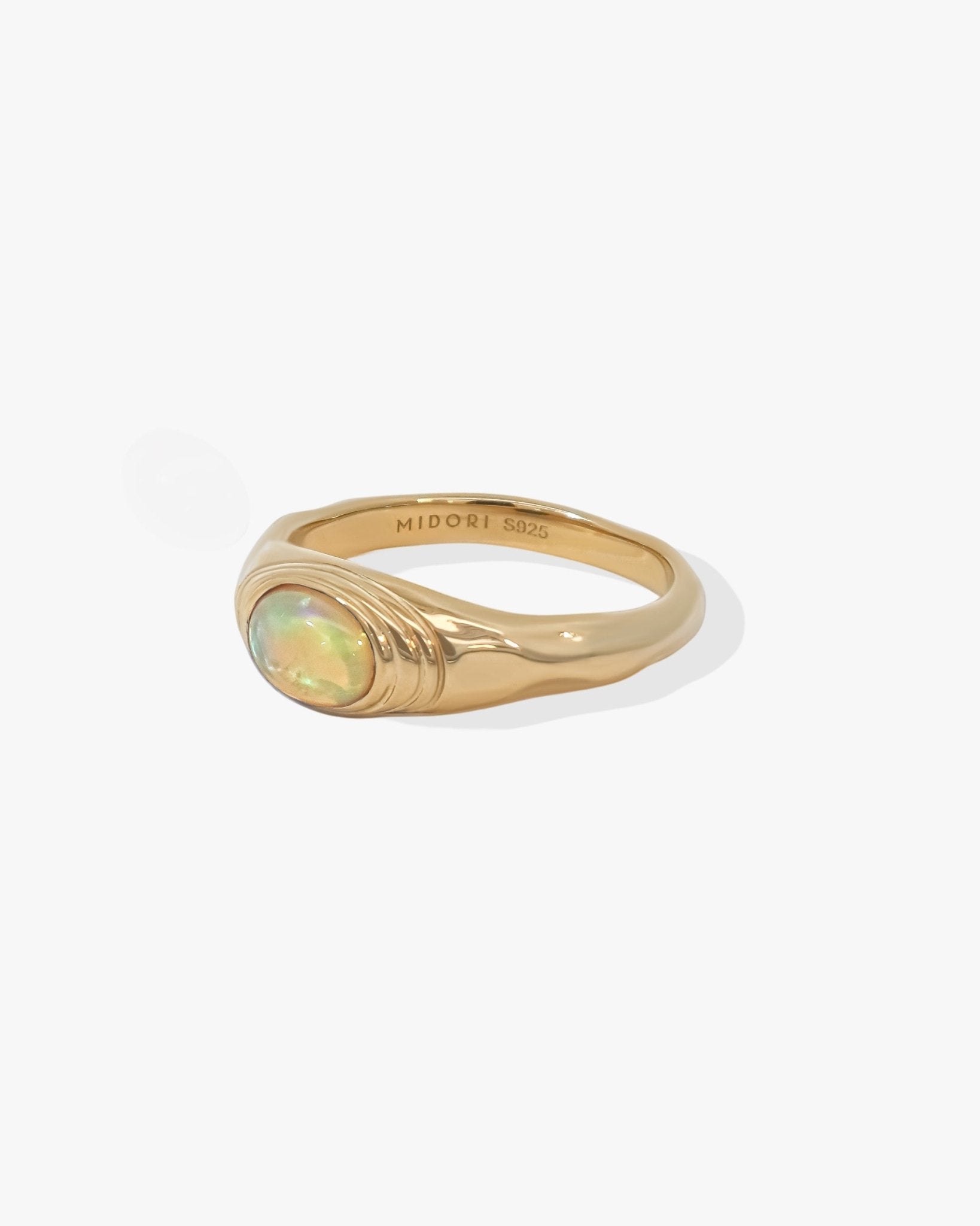 Ripple Signet Ring - Midori Jewelry Co.