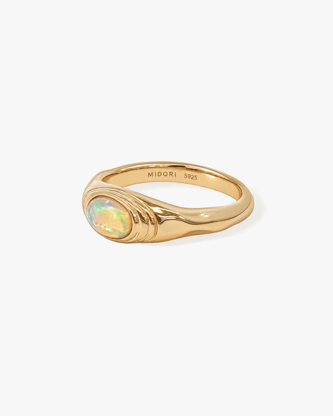 Ripple Signet Ring - Midori Jewelry Co.