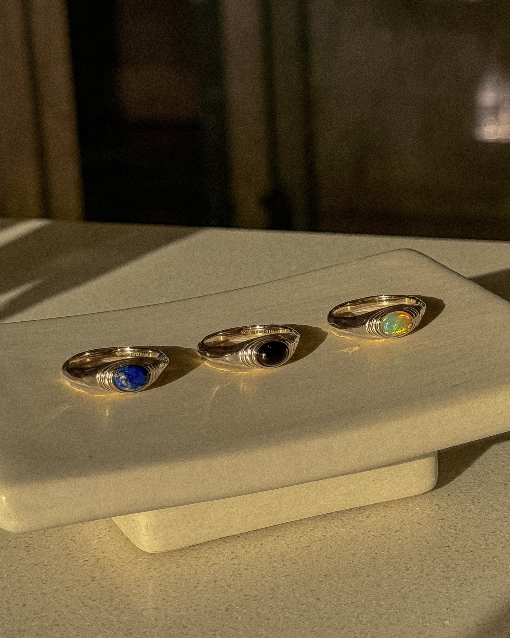 Ripple Signet Ring - Midori Jewelry Co.