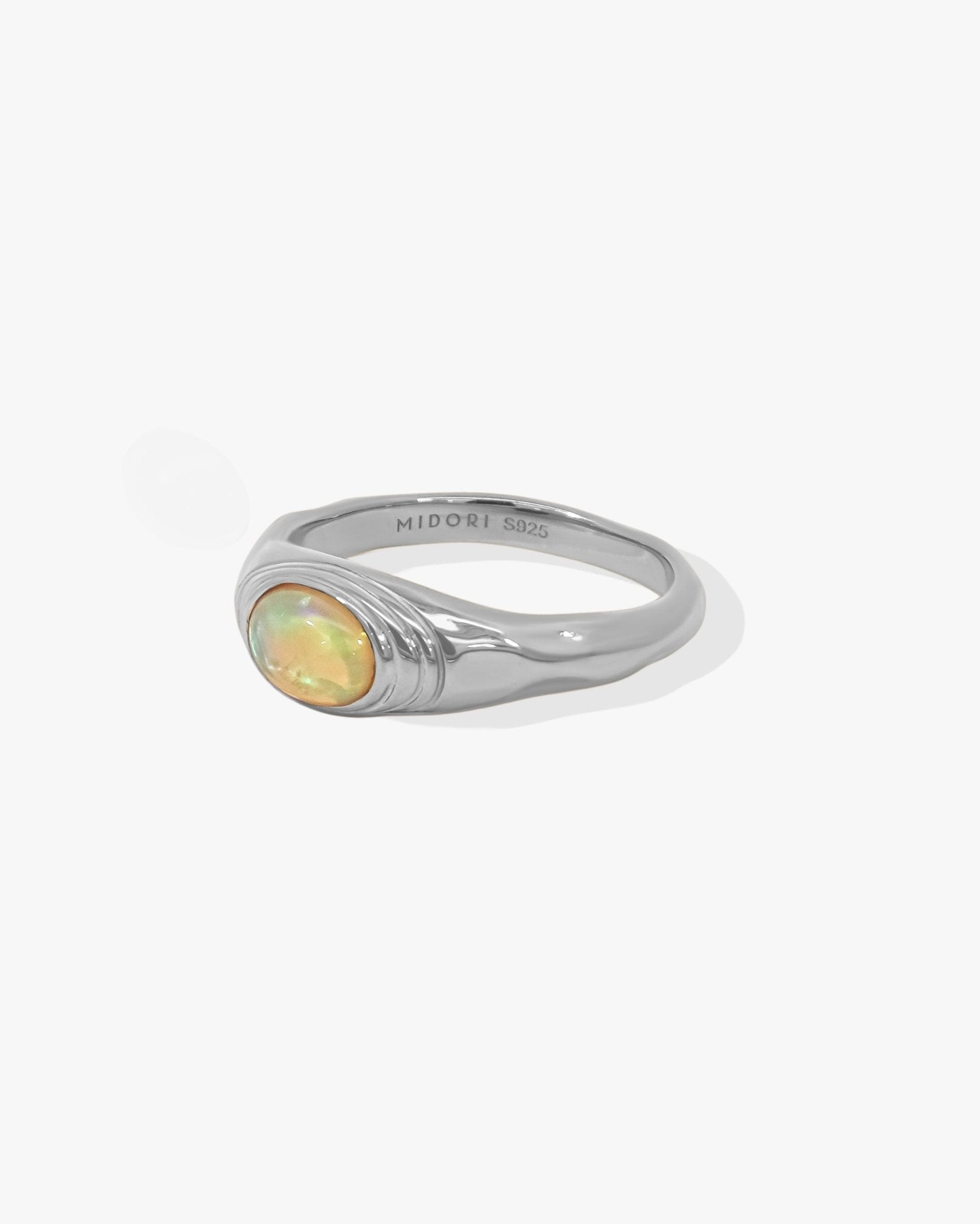Ripple Signet Ring - Midori Jewelry Co.