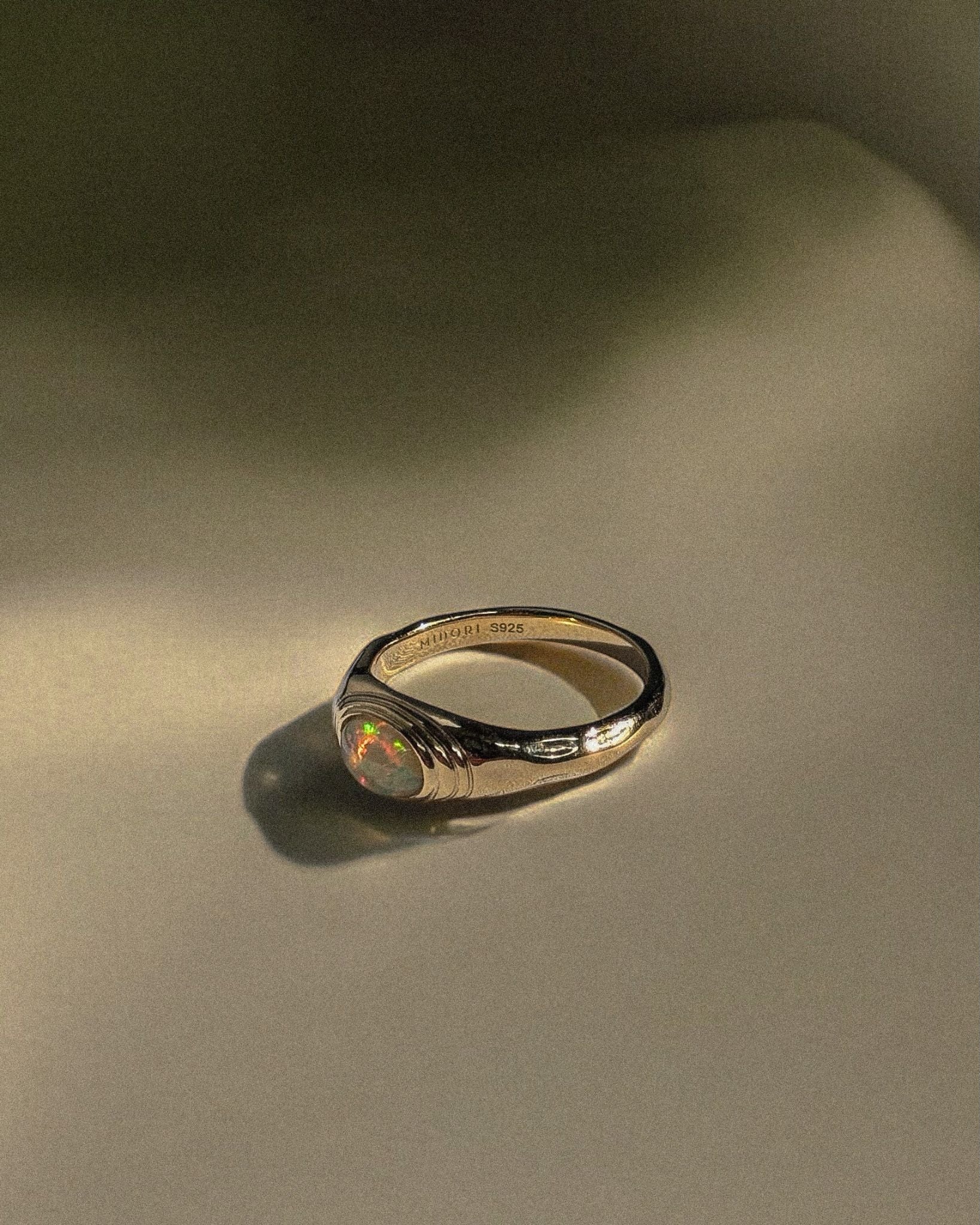 Ripple Signet Ring - Midori Jewelry Co.