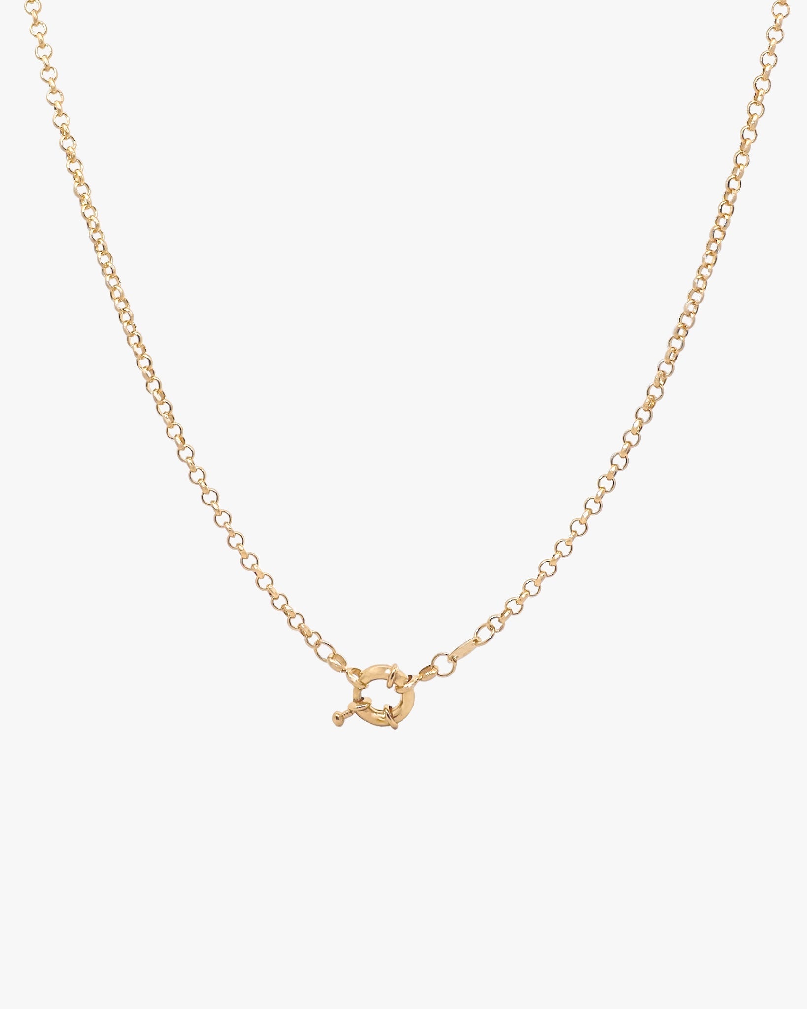 Rolo Chain Charm Necklace - Midori Jewelry Co.