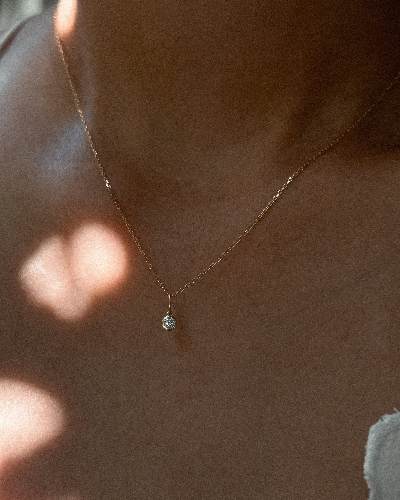 Round Diamond Charm - Midori Jewelry Co.