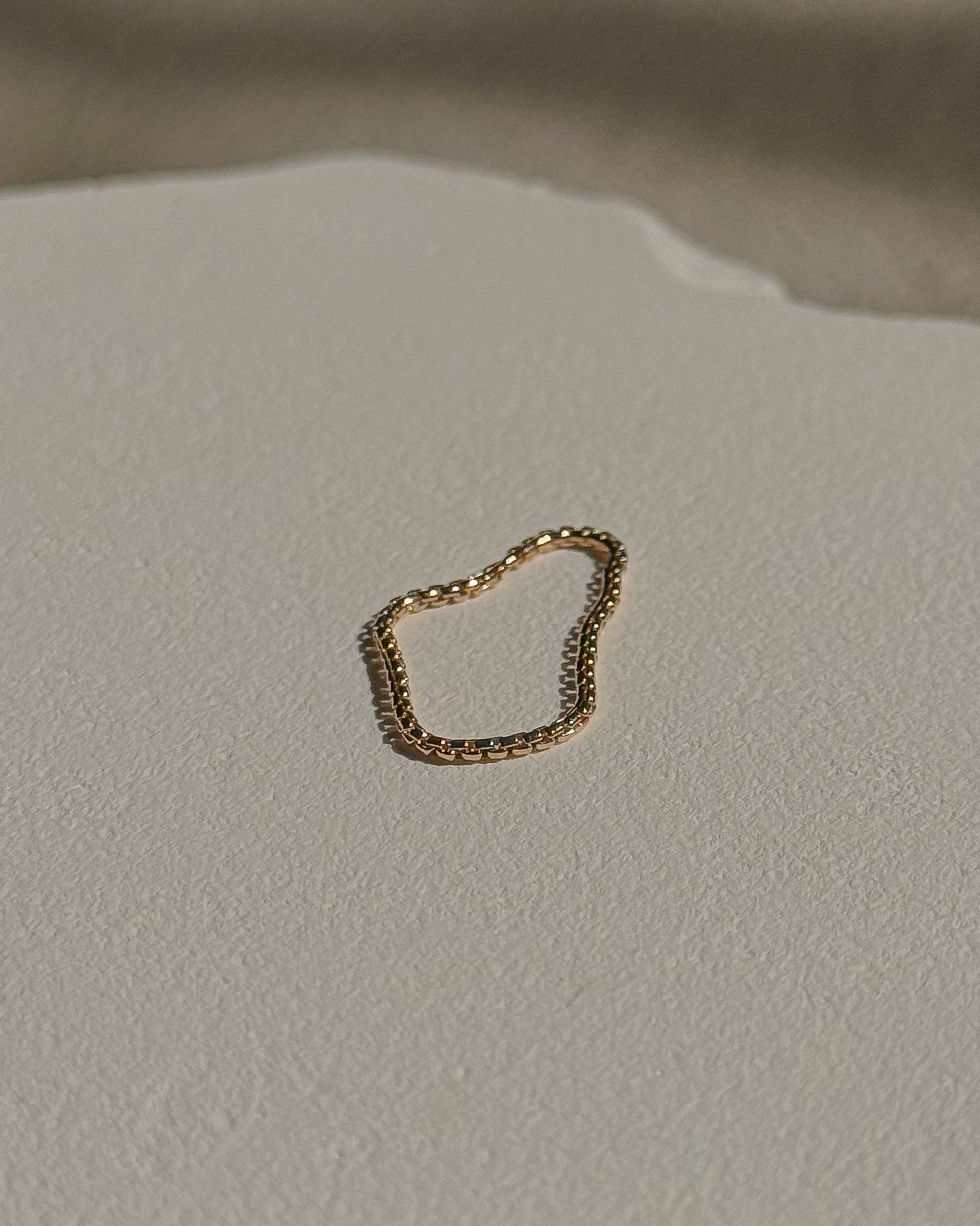 Snake Chain Stacking Ring - Midori Jewelry Co.