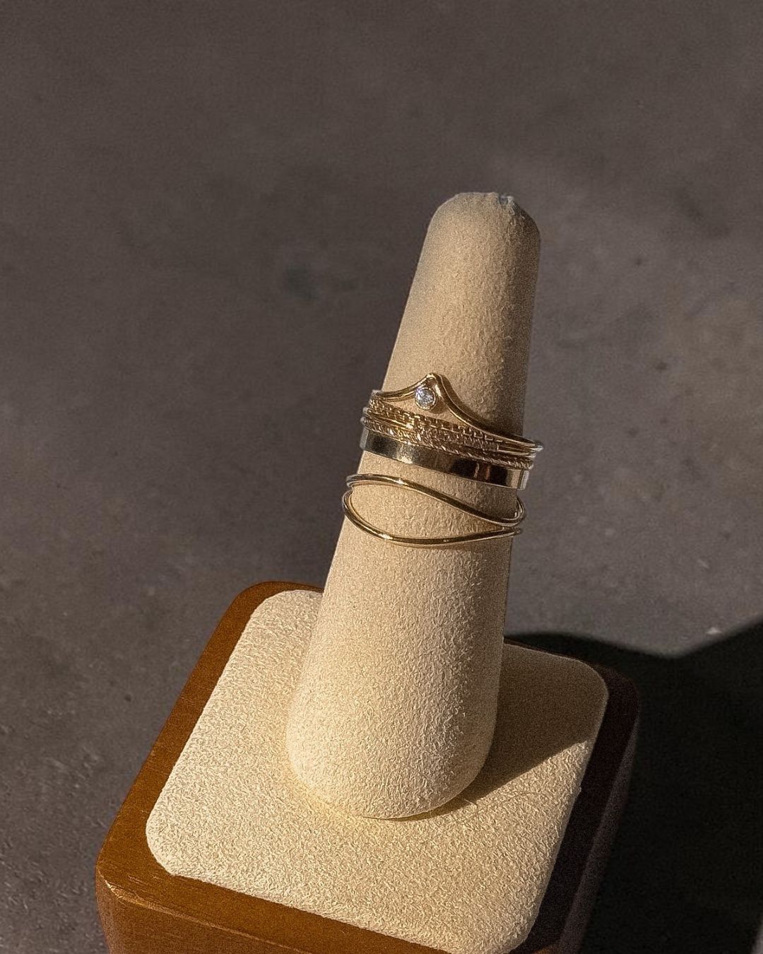 Sparkle Stacker Ring - Midori Jewelry Co.