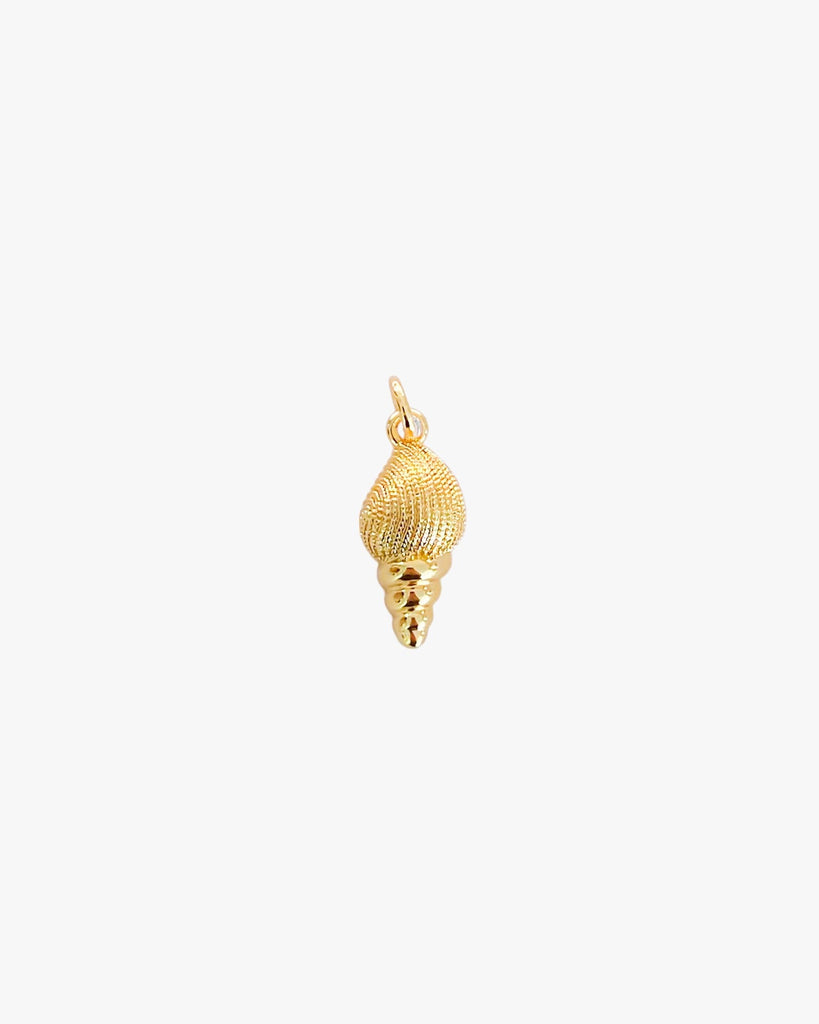 Textured Conch Shell Charm - Midori Jewelry Co.