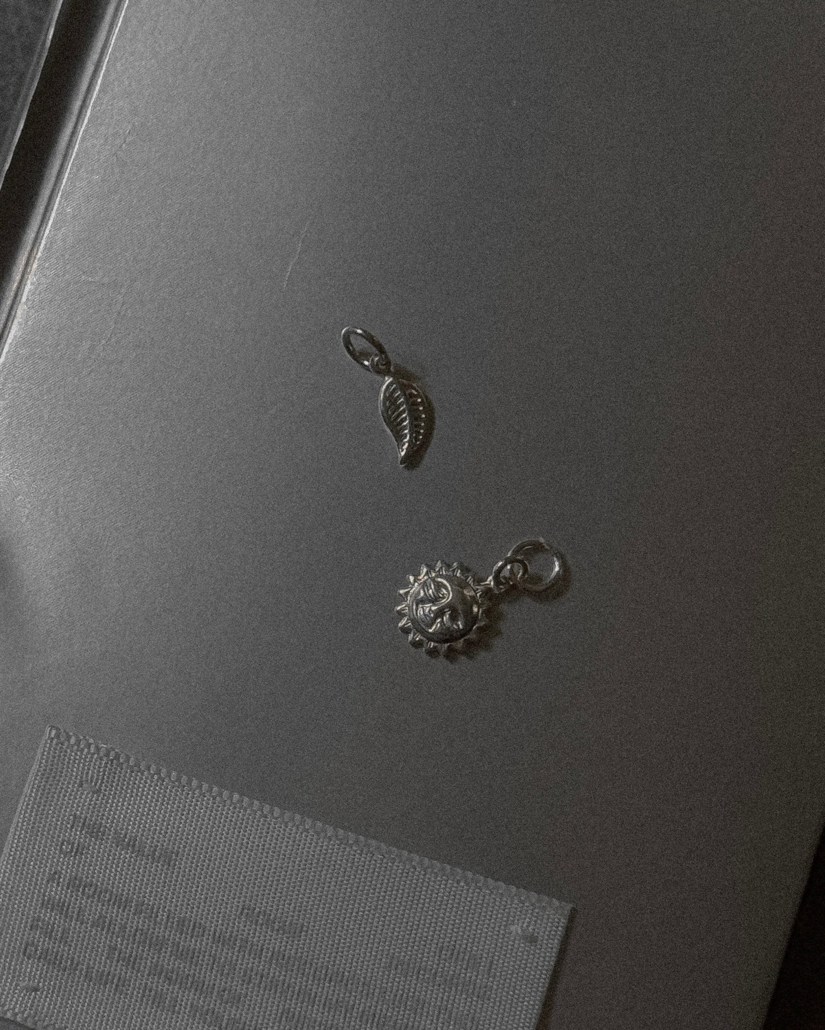 Tiny Leaf Charm - Midori Jewelry Co.