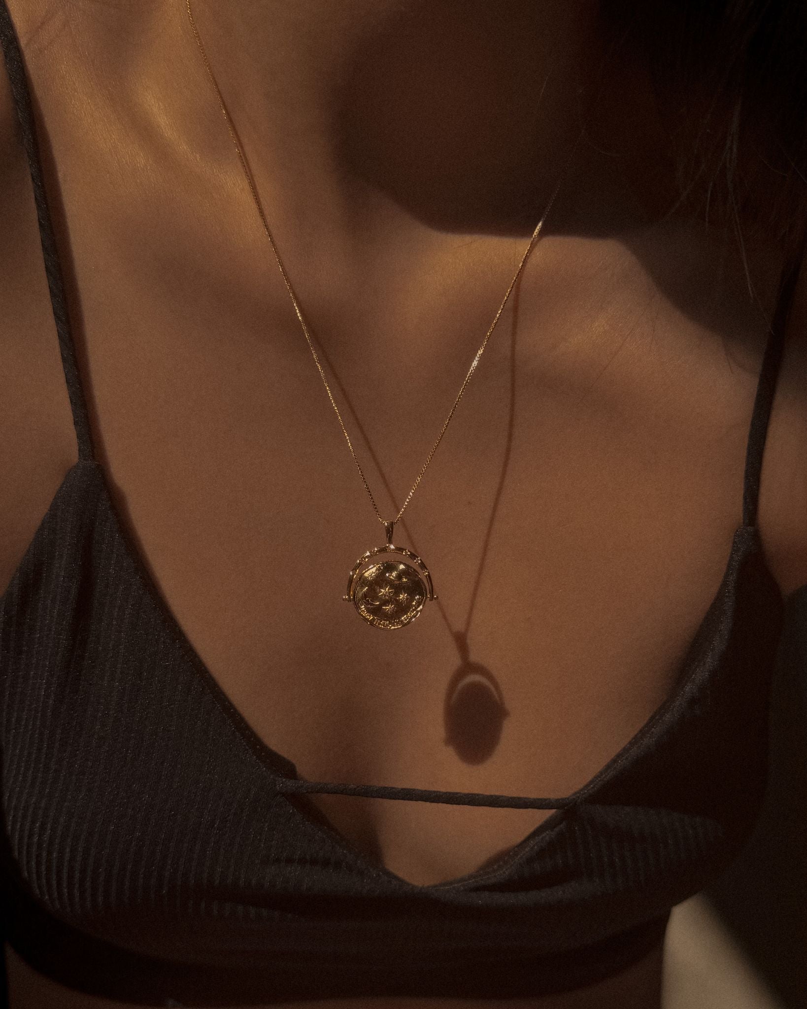 'Trust the Universe' Spinner Necklace - Midori Jewelry Co.