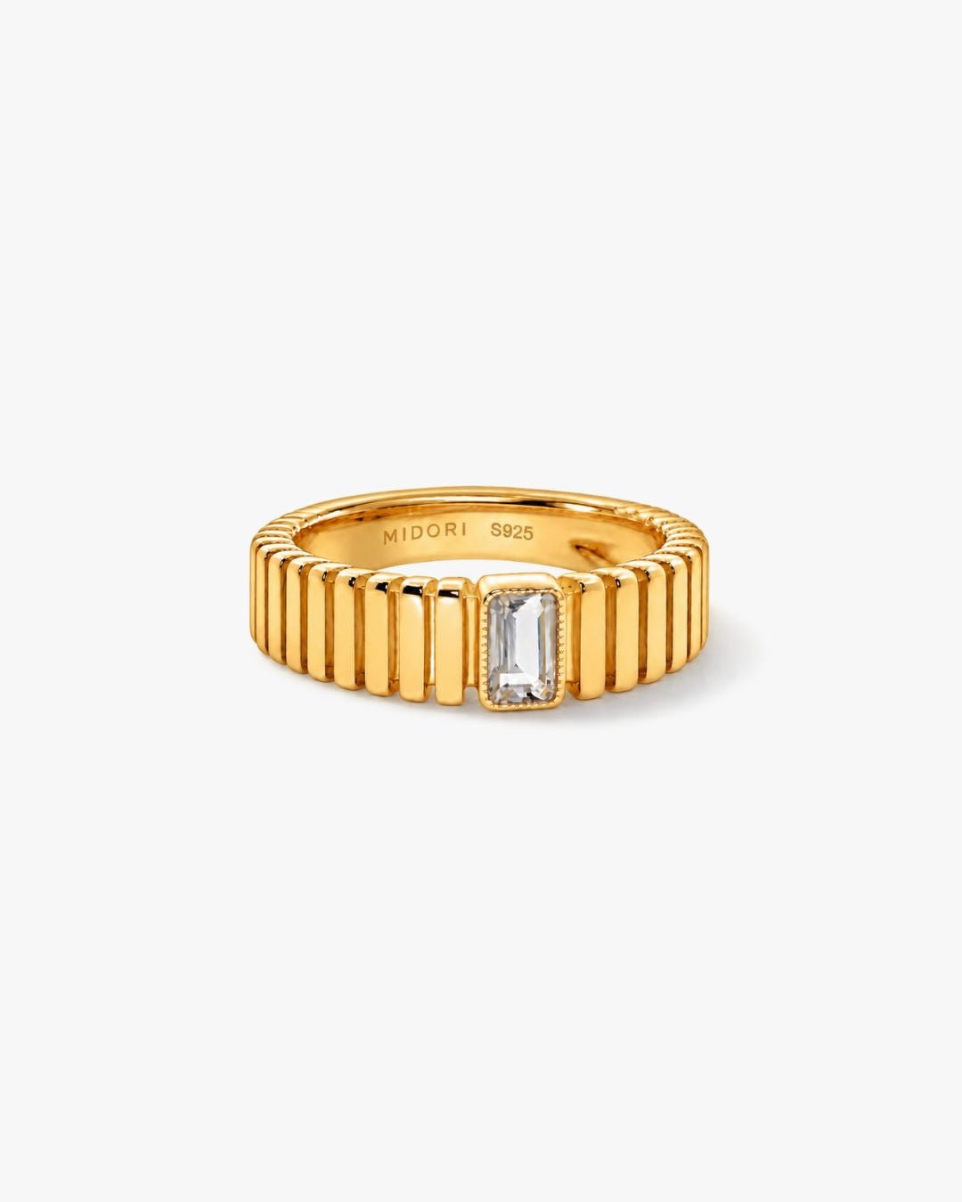 Venus Ribbed Ring - Midori Jewelry Co.