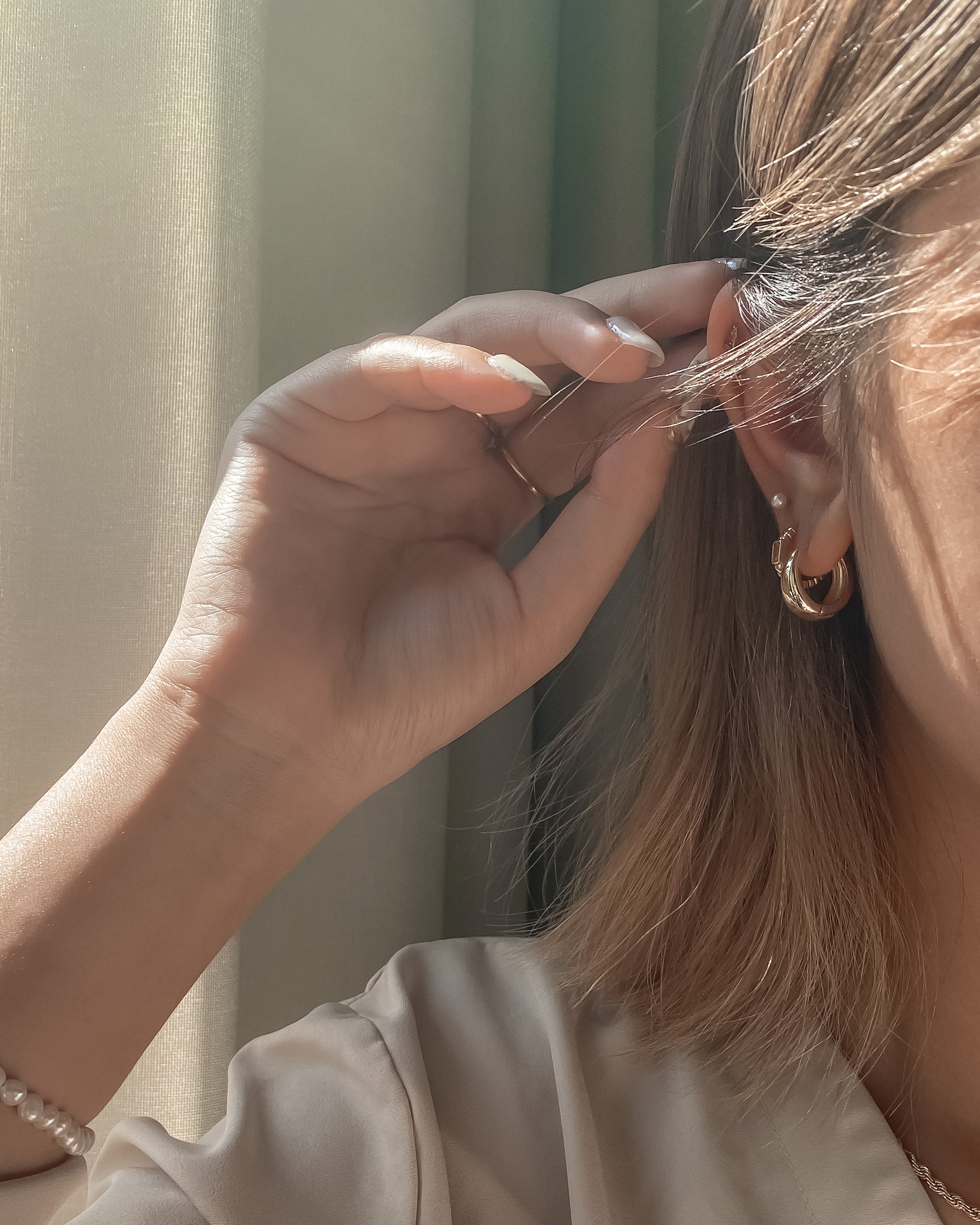Hoop Earrings Stella Hoops / Gold-Filled Midori Jewelry Co.