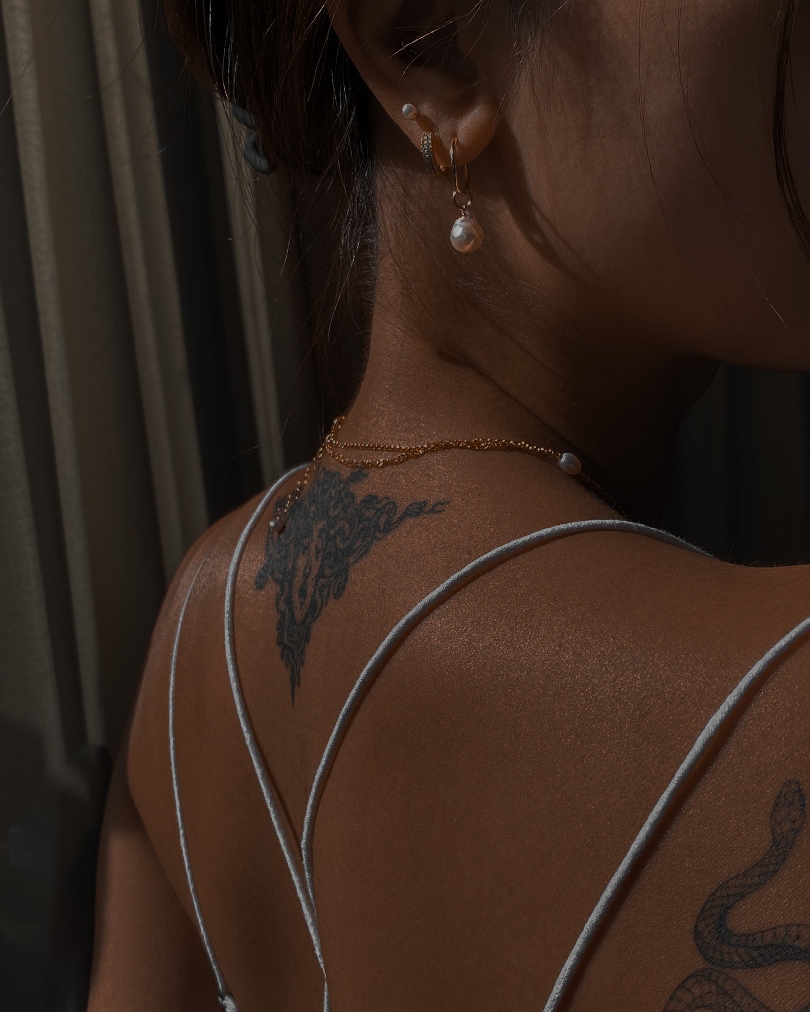 Akoya Saltwater Baroque Pearl Charm / Gold-Filled - Midori Jewelry Co.