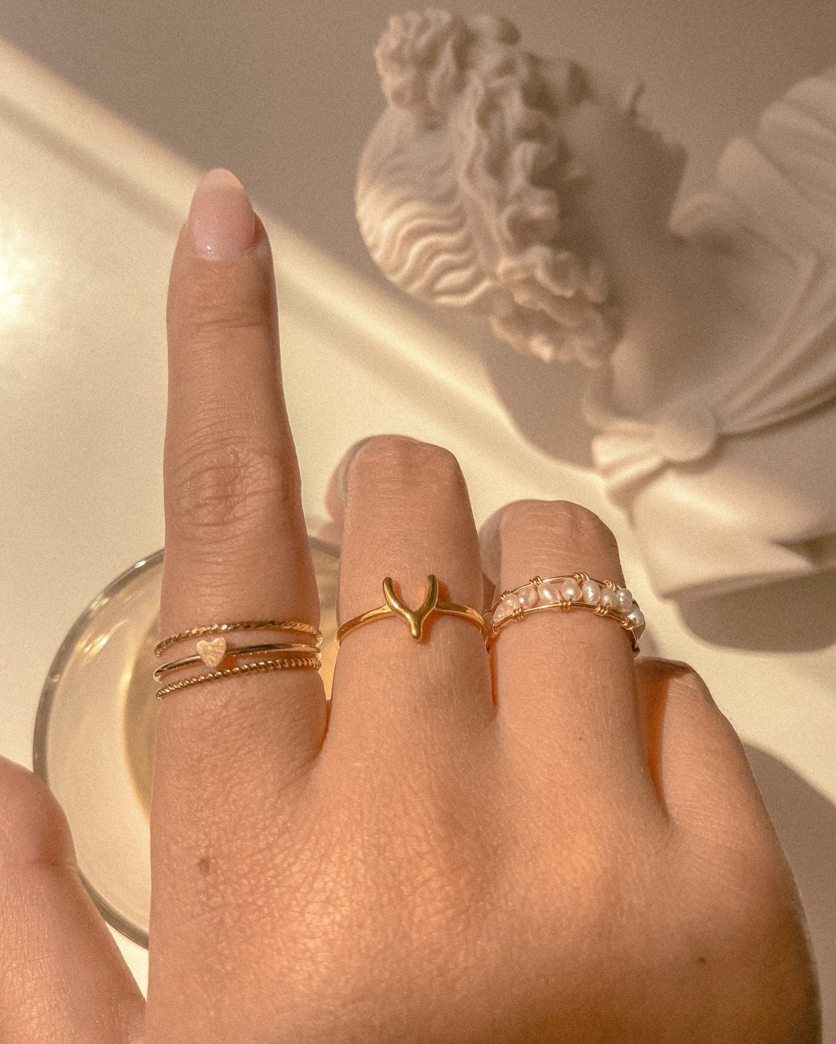 Stacking Rings Amour Stacking Ring / Gold-Filled Midori Jewelry Co.