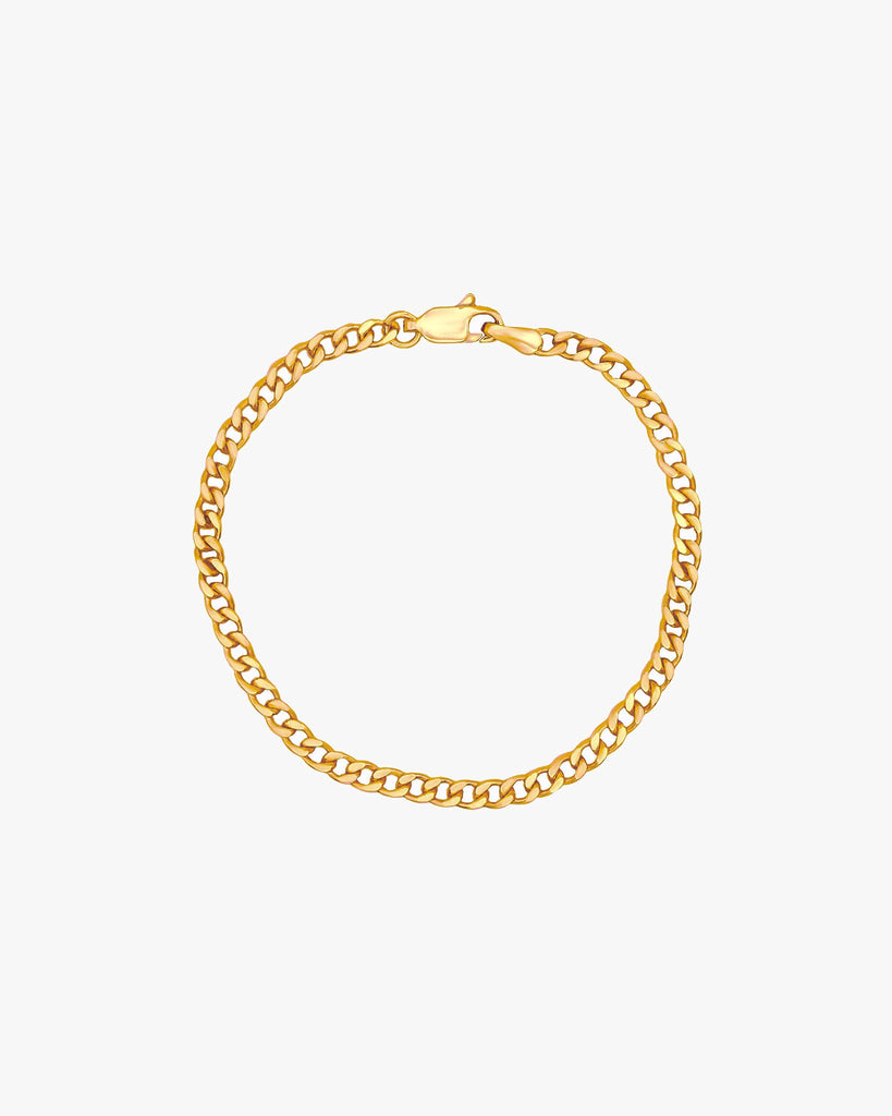 Athena Cuban Bracelet / Gold-Filled - Midori Jewelry Co.
